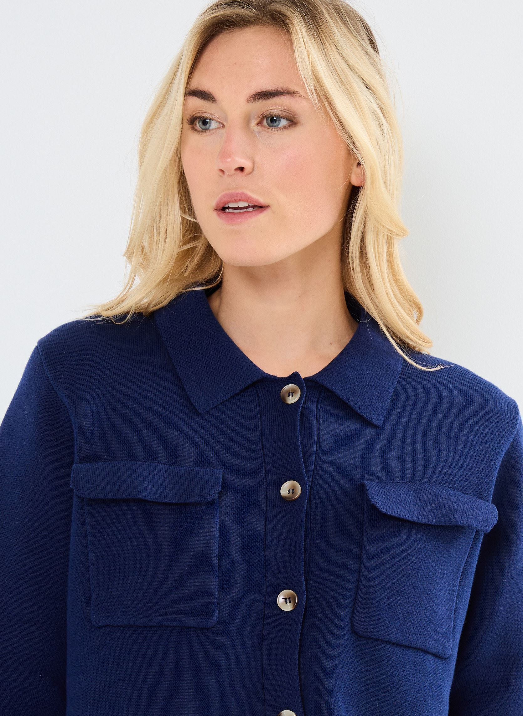 Vesten IHKETTY CA dames blauw Ichi Vesten IHKETTY CA dames blauw Medieval Blue