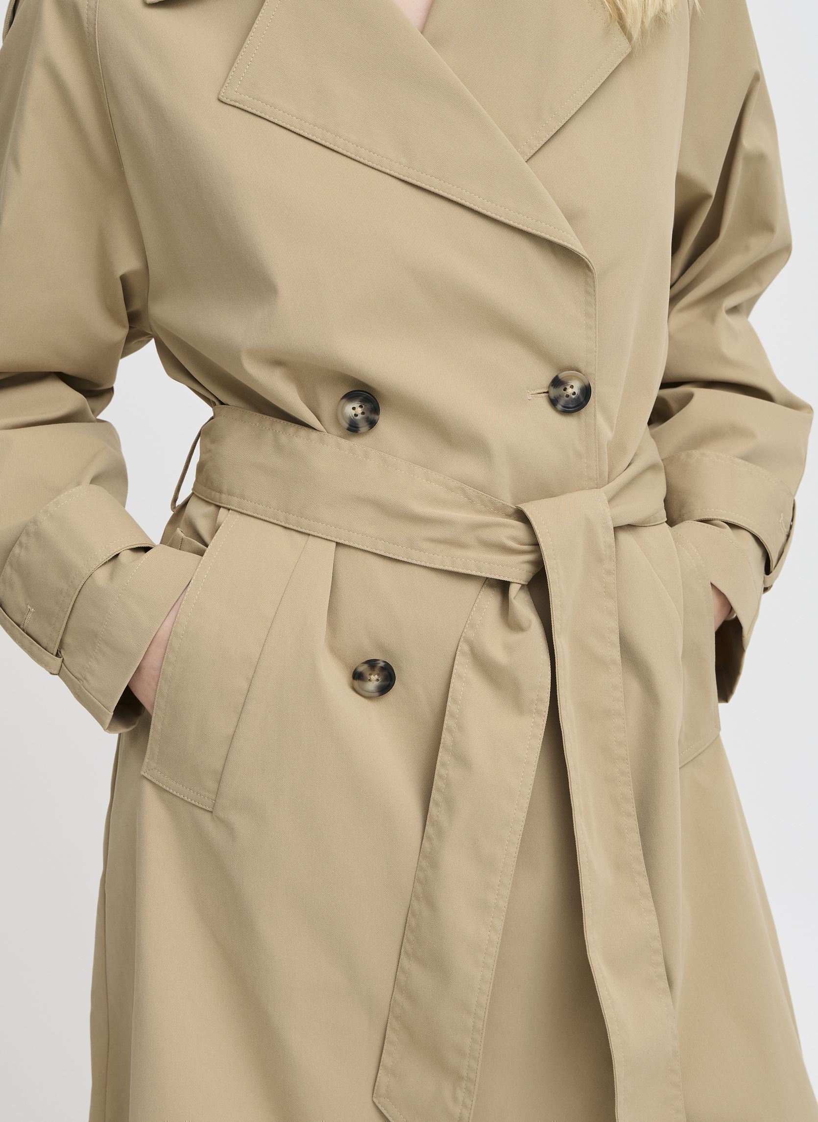 Trenchcoats IHEZOVA JA damen beige Ichi Trenchcoats IHEZOVA JA damen beige Cornstalk