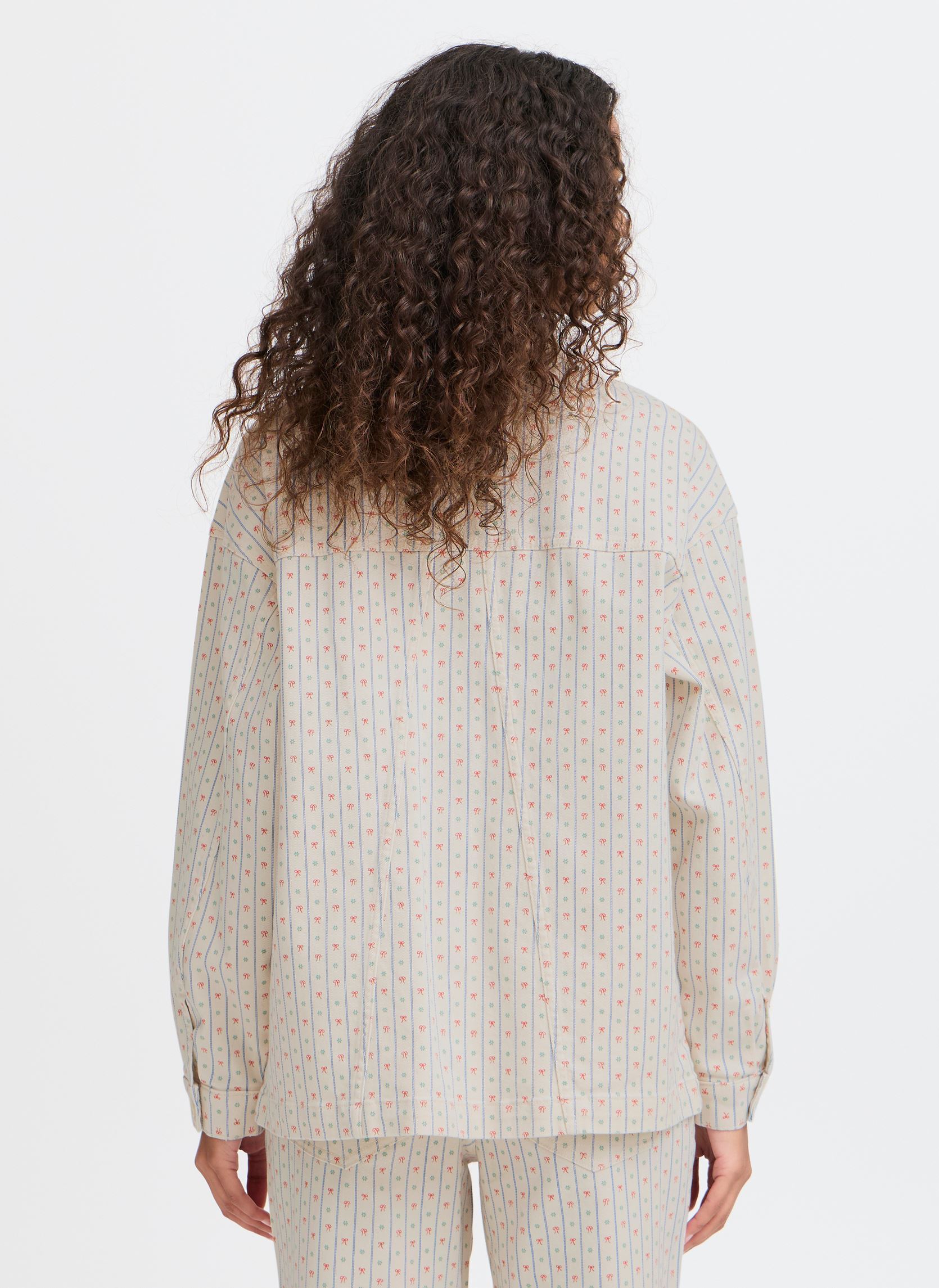 Chemises manches longues IHBROKES SH femme blanc Ichi Chemises manches longues IHBROKES SH femme blanc Birch