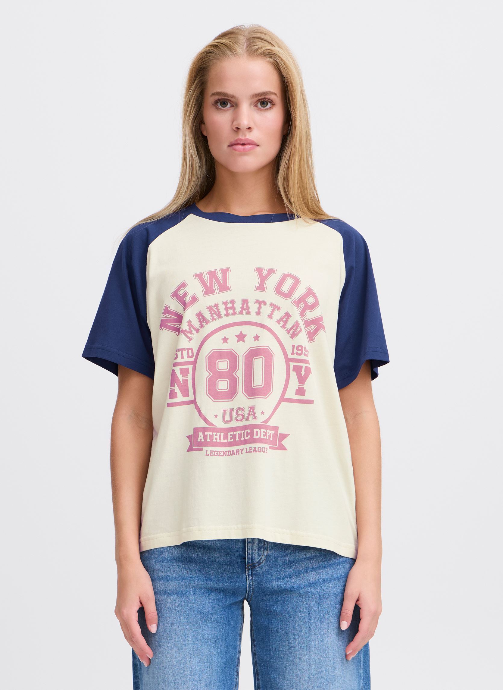 T-shirts met korte mouwen IHMONTY SS dames wit Ichi T-shirts met korte mouwen IHMONTY SS dames wit Birch