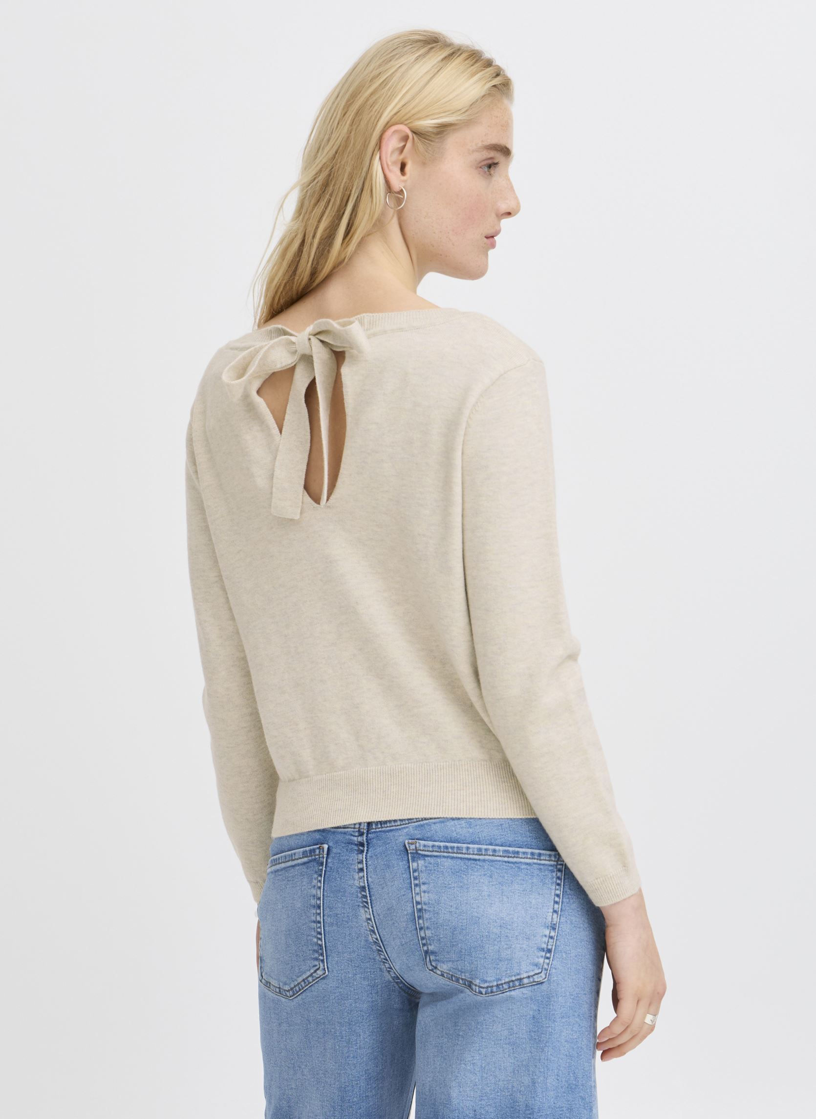 Tee-shirts manches longues IHBRIELLE LS3 femme beige Ichi Tee-shirts manches longues IHBRIELLE LS3 femme beige OATMEAL MLG W. FIESTA