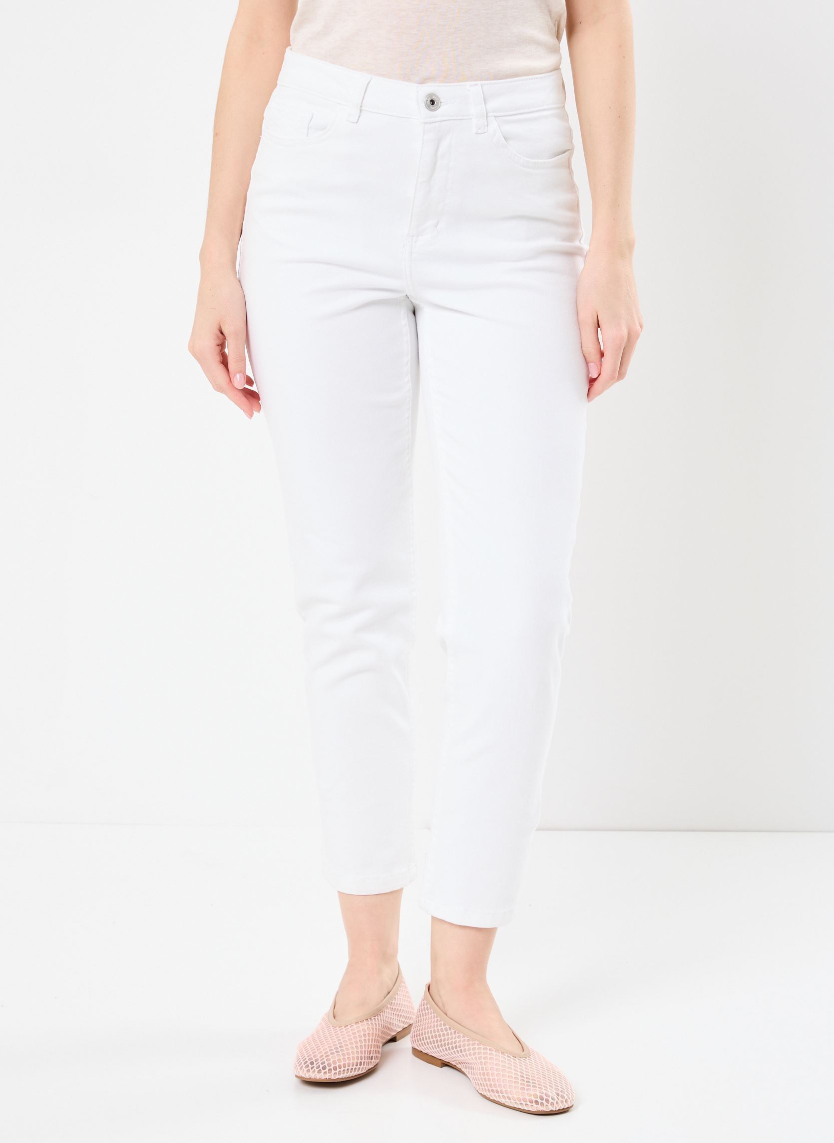 Straight Leg Hosen IHZIGGY RAVEN damen weiß Ichi Straight Leg Hosen IHZIGGY RAVEN damen weiß Blanc De Blanc