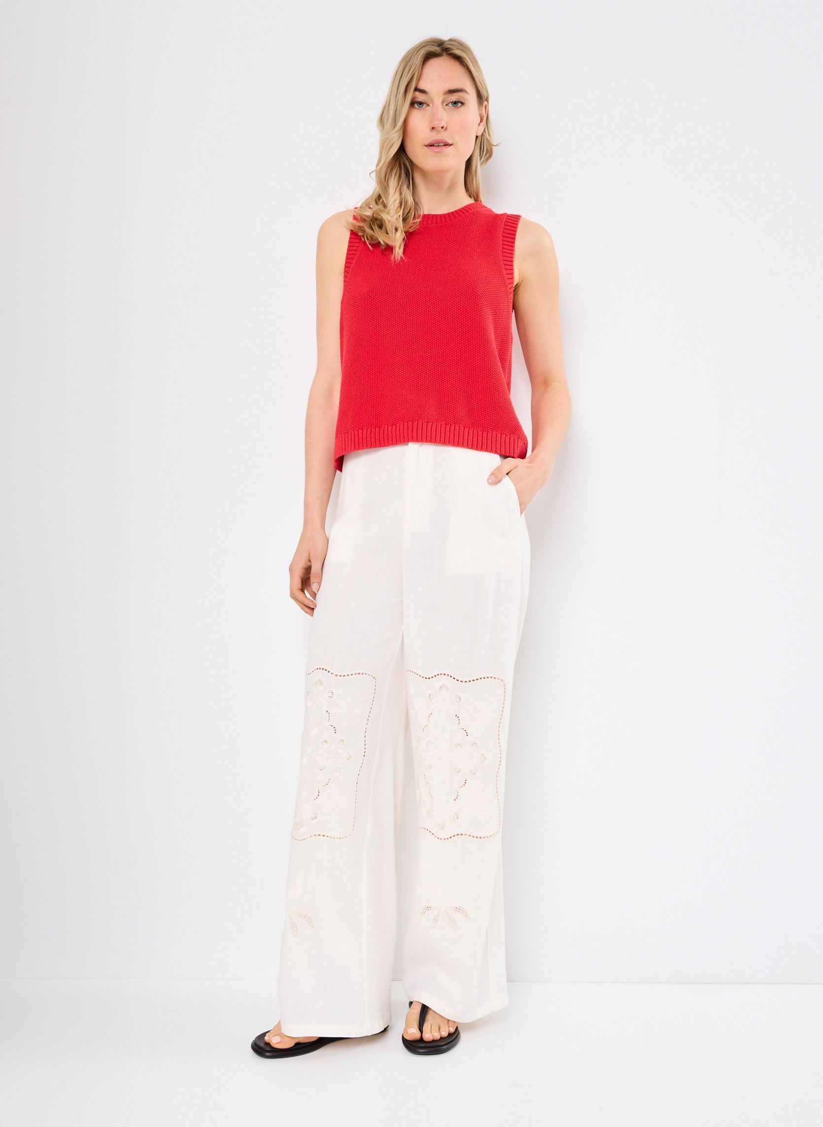 Tops IHDOTTIES WA dames rood Ichi Tops IHDOTTIES WA dames rood MARS RED