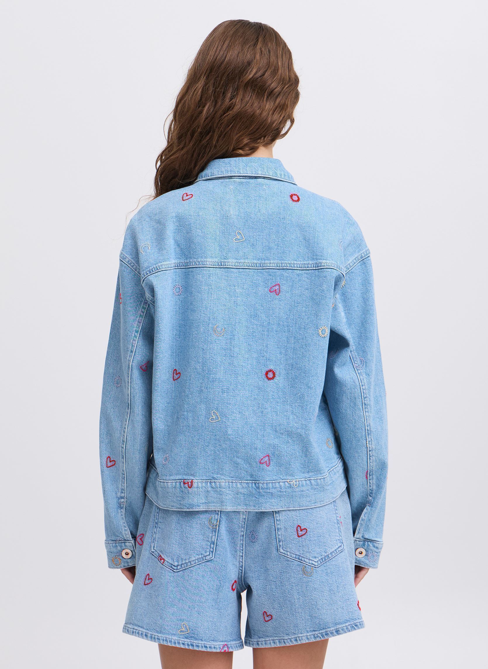 Jeansjacken IHJAELLA JA damen blau Ichi Jeansjacken IHJAELLA JA damen blau LIGHT BLUE WASHED
