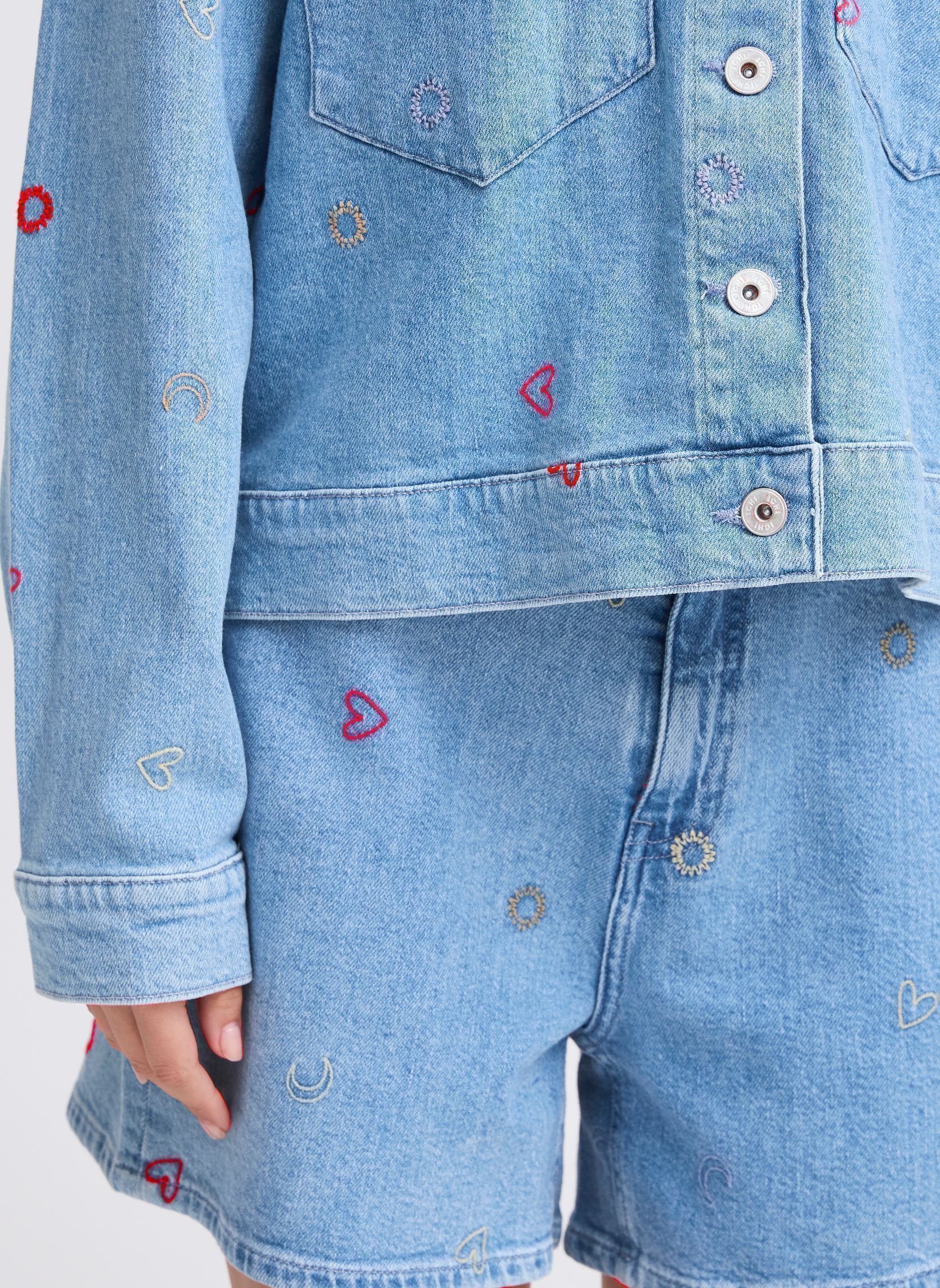 Jeansjacken IHJAELLA JA damen blau Ichi Jeansjacken IHJAELLA JA damen blau LIGHT BLUE WASHED