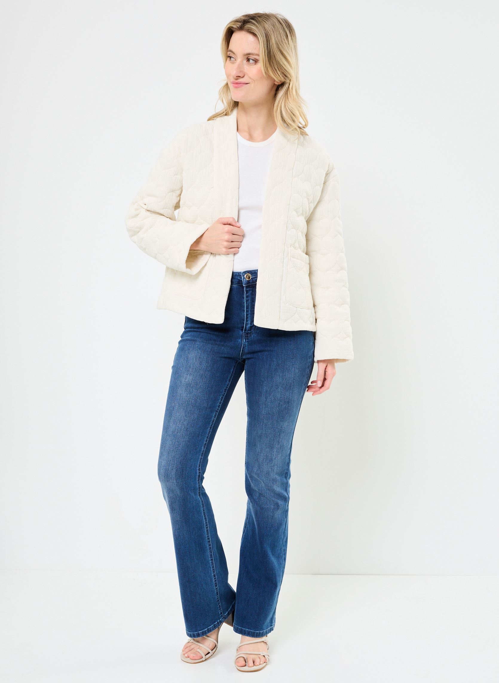 Jacken IHLAMOUR JA damen beige Ichi Jacken IHLAMOUR JA damen beige BIRCH