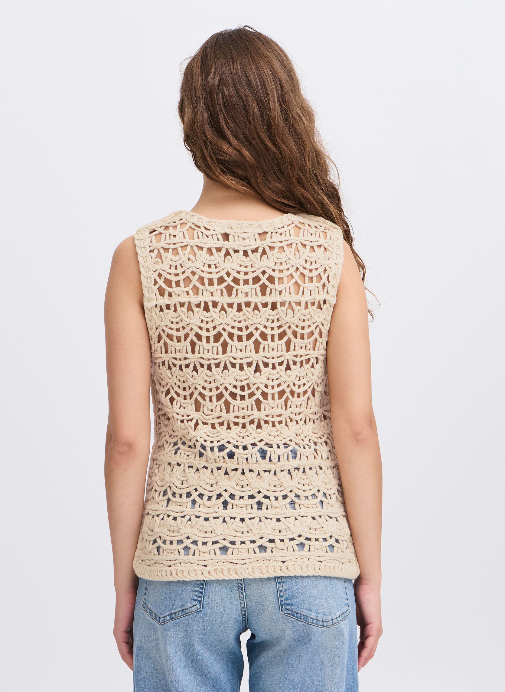 Top IHANPERS TO donna beige Ichi Top IHANPERS TO donna beige Sandshell