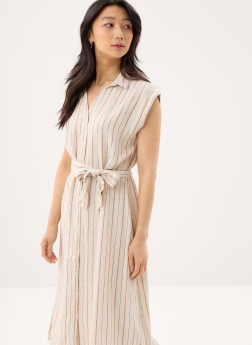 Ichi Robes longues IHLINNO DR3 femme vert