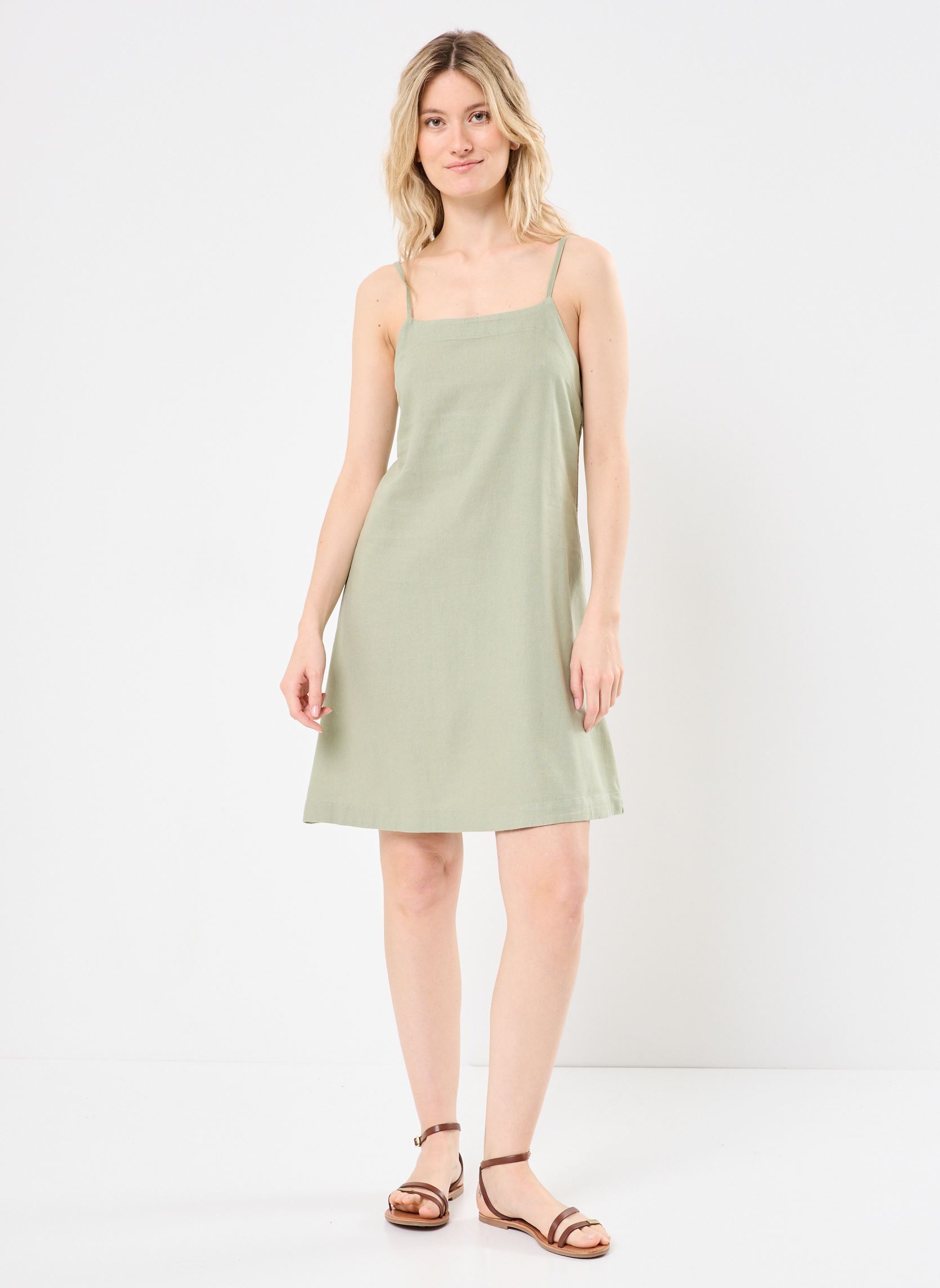 Robes IHLINNO DR4 femme vert Ichi Robes IHLINNO DR4 femme vert Tea