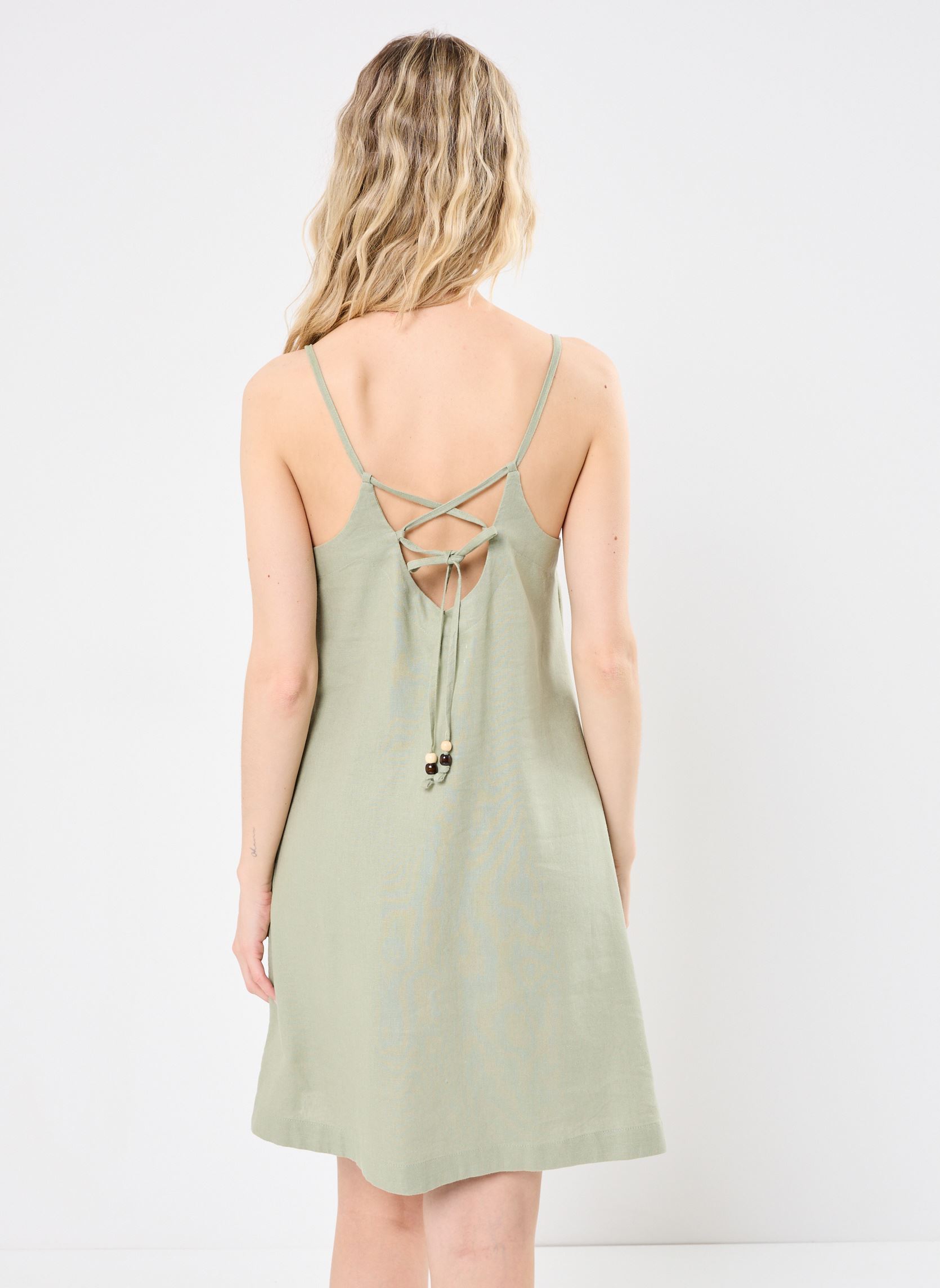 Robes IHLINNO DR4 femme vert Ichi Robes IHLINNO DR4 femme vert Tea