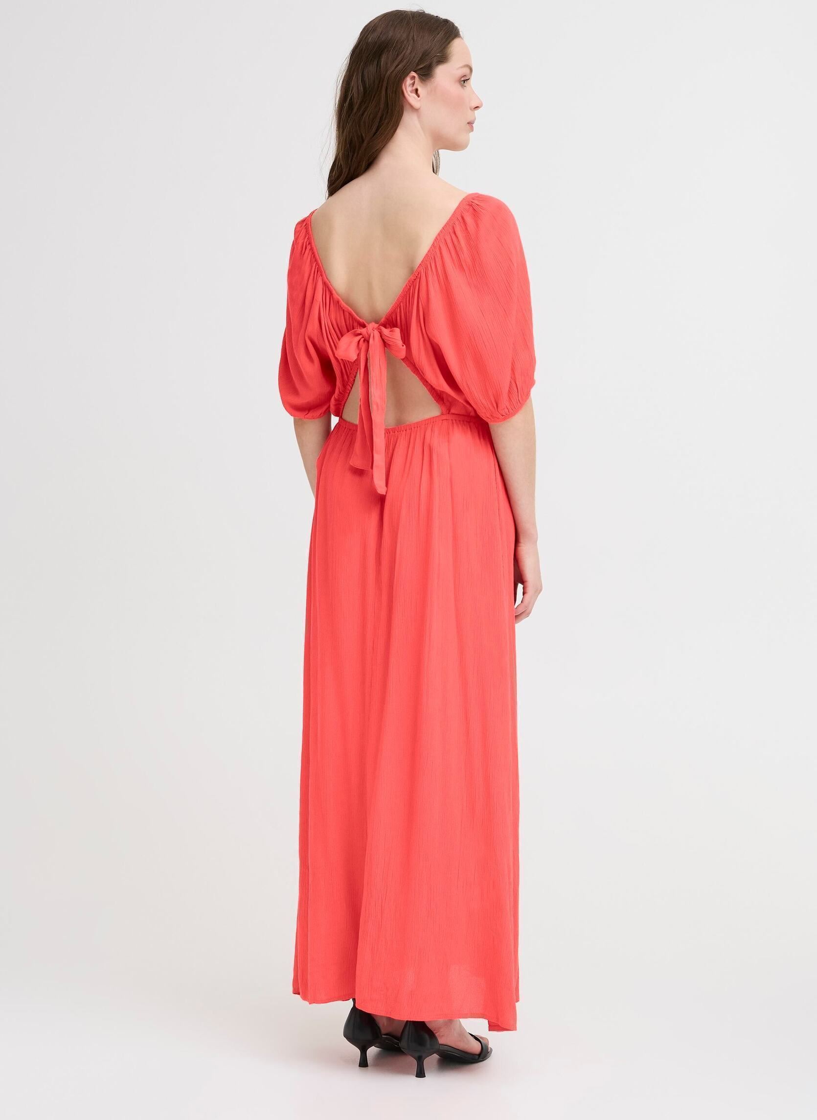 Robes longues IHMARRAKECH SO DR21 femme rose Ichi Robes longues IHMARRAKECH SO DR21 femme rose Geranium