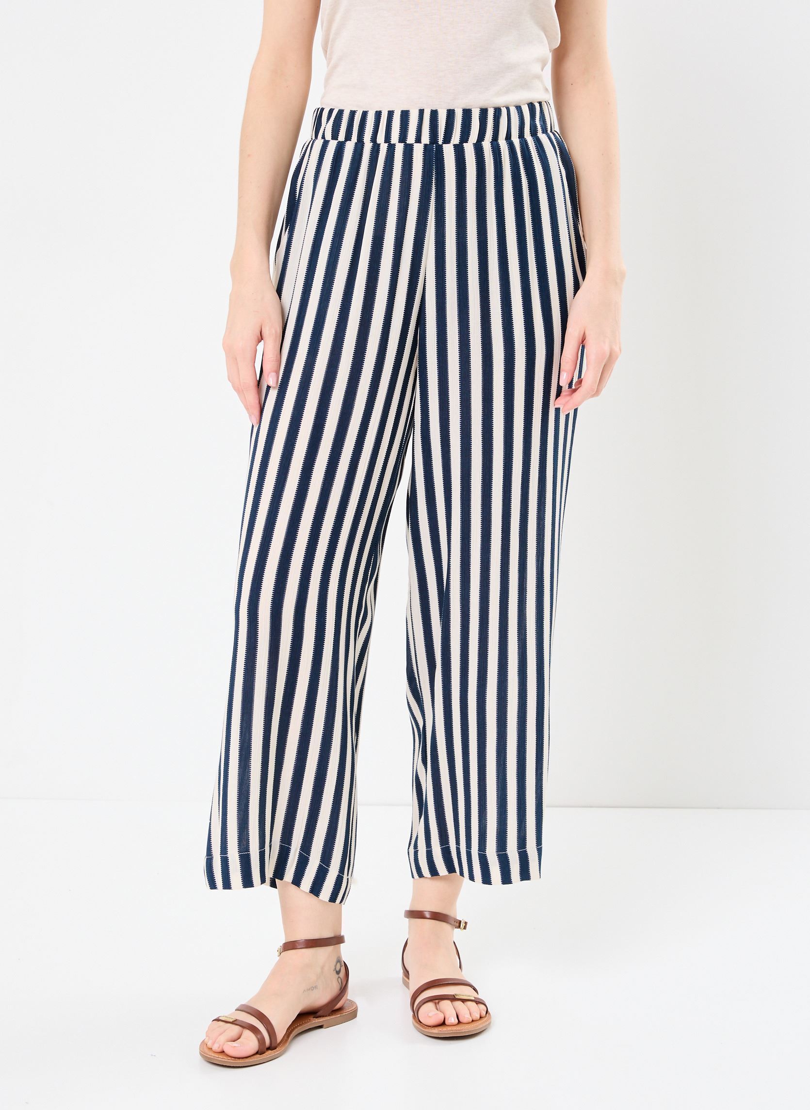 Pantalons larges IHMARRAKECH AOP PA7 femme multicolore Ichi Pantalons larges IHMARRAKECH AOP PA7 femme multicolore Total Eclipse Dotted Stripe Ao