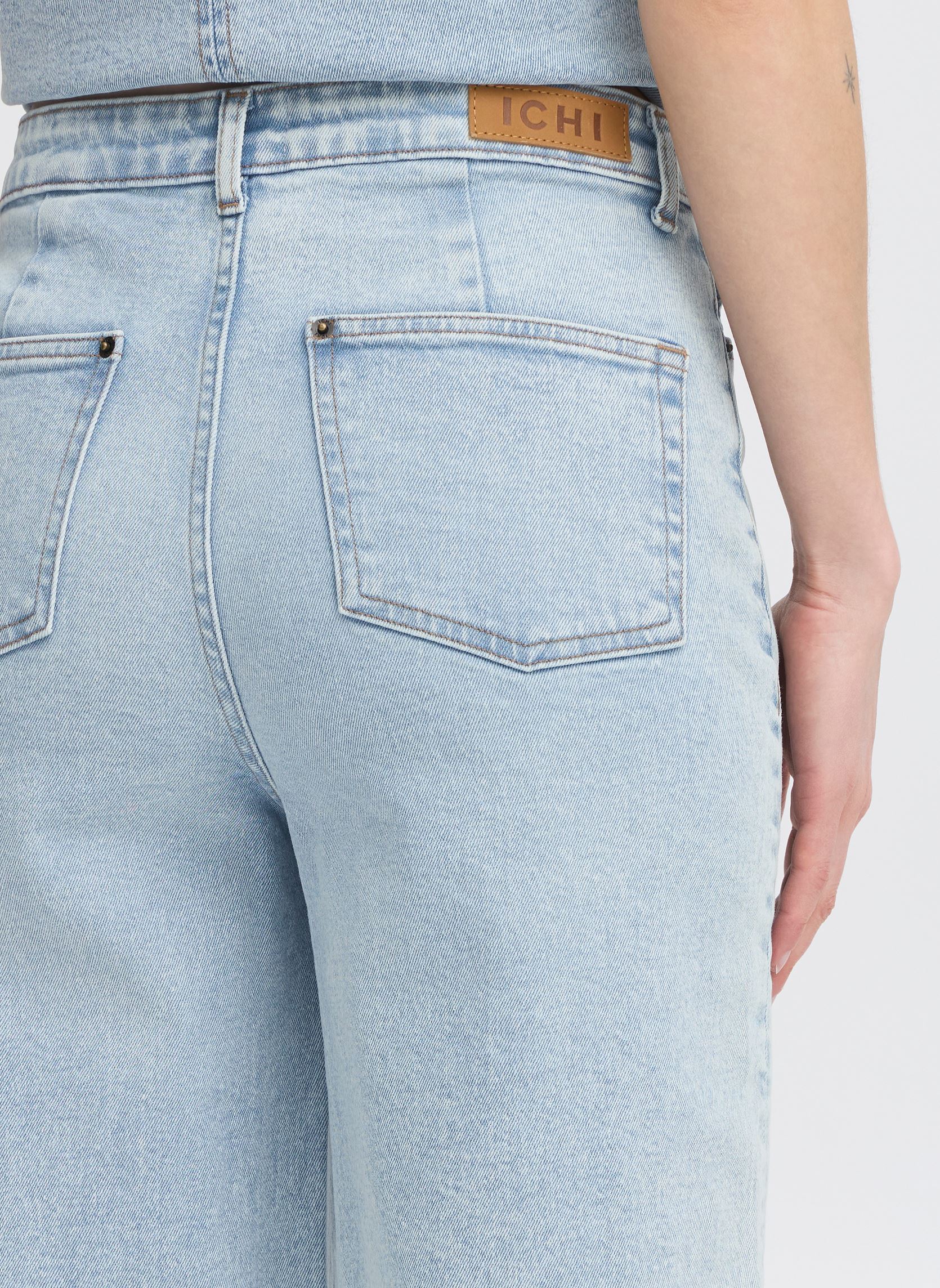 Wijde jeans / Flared Jeans IHARMIOS PA dames blauw Ichi Wijde jeans / Flared Jeans IHARMIOS PA dames blauw LIGHT BLUE WASHED