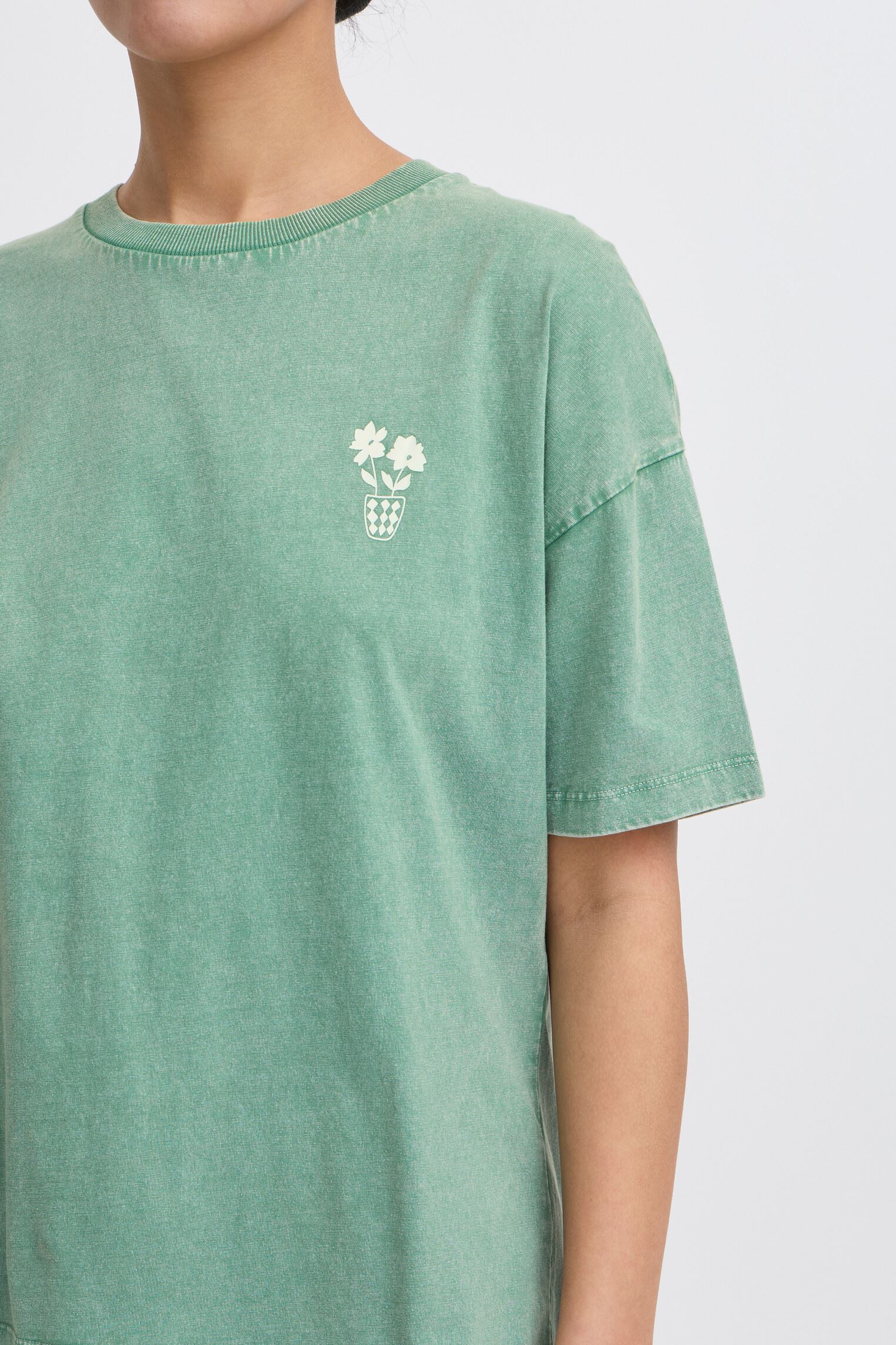 Tee-shirts IHNABINO SS4 femme vert Ichi Tee-shirts IHNABINO SS4 femme vert Pine green