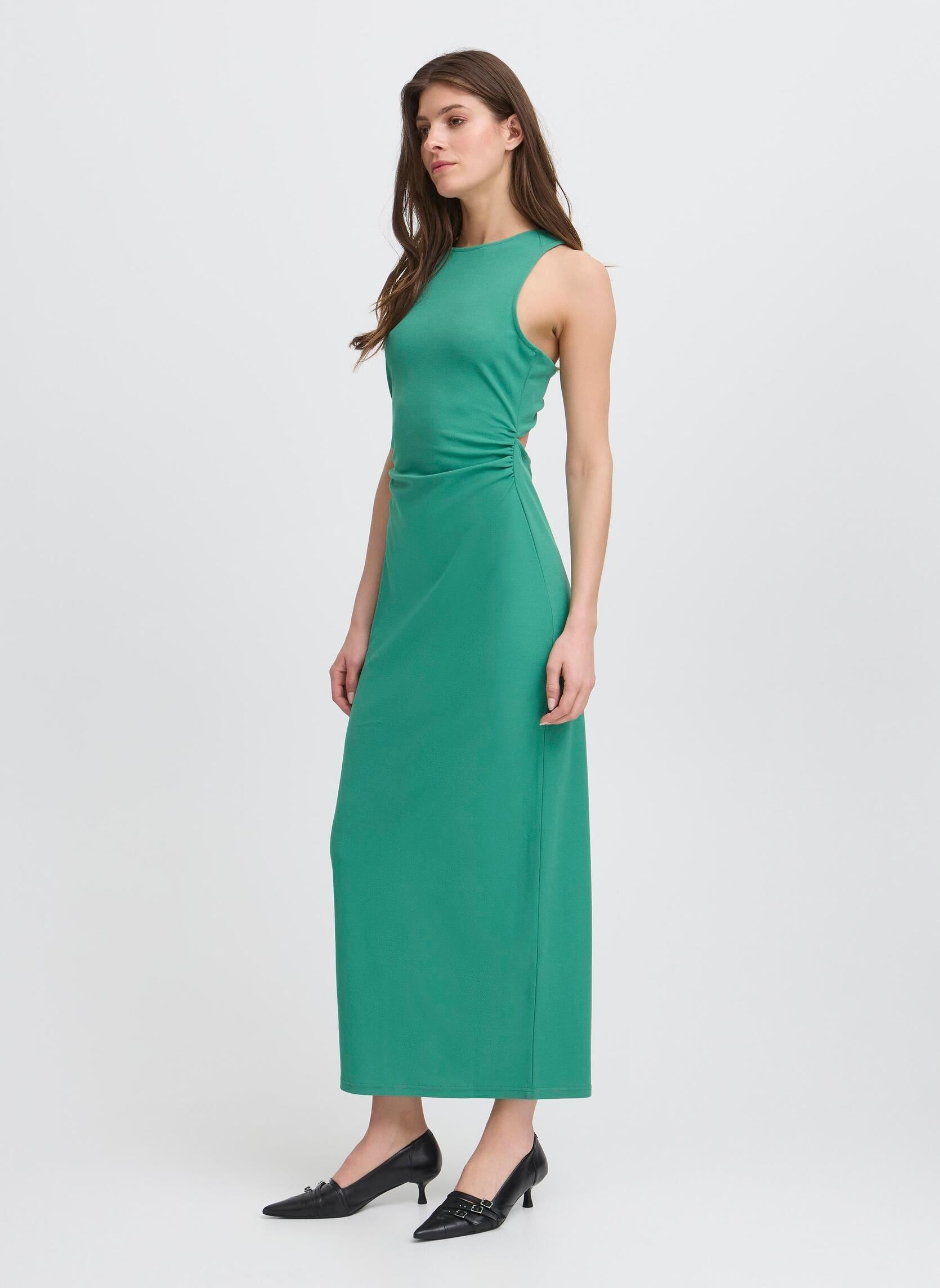 Robes longues IHKATINE DR5 femme vert Ichi Robes longues IHKATINE DR5 femme vert Pine green