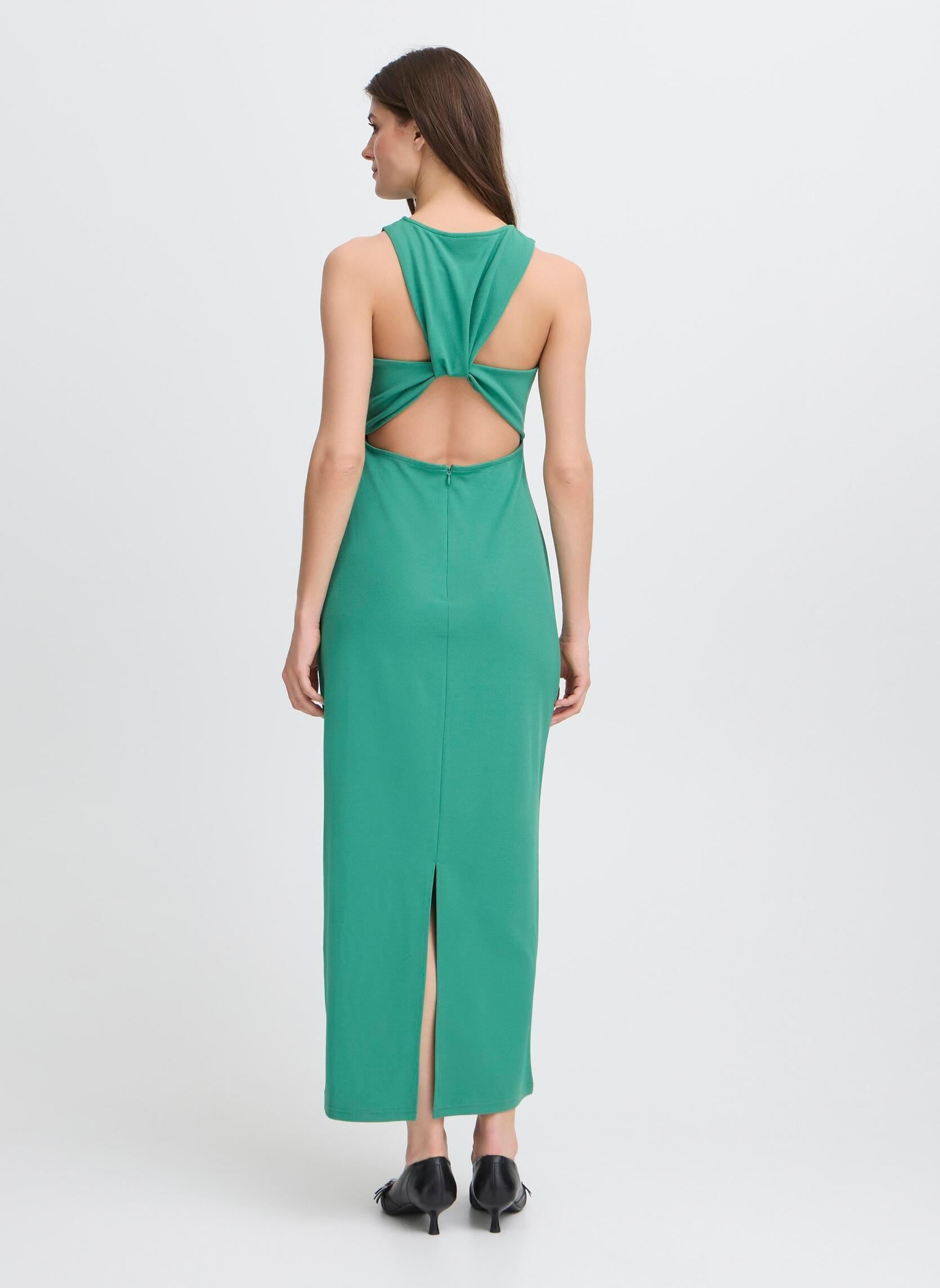 Robes longues IHKATINE DR5 femme vert Ichi Robes longues IHKATINE DR5 femme vert Pine green