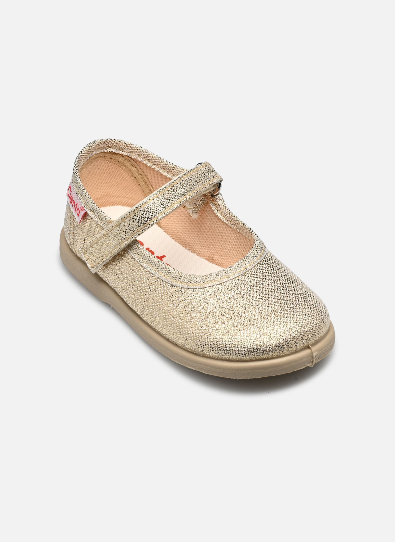 Ballerines Balina fille or et bronze Cienta Ballerines Balina fille or et bronze ORO
