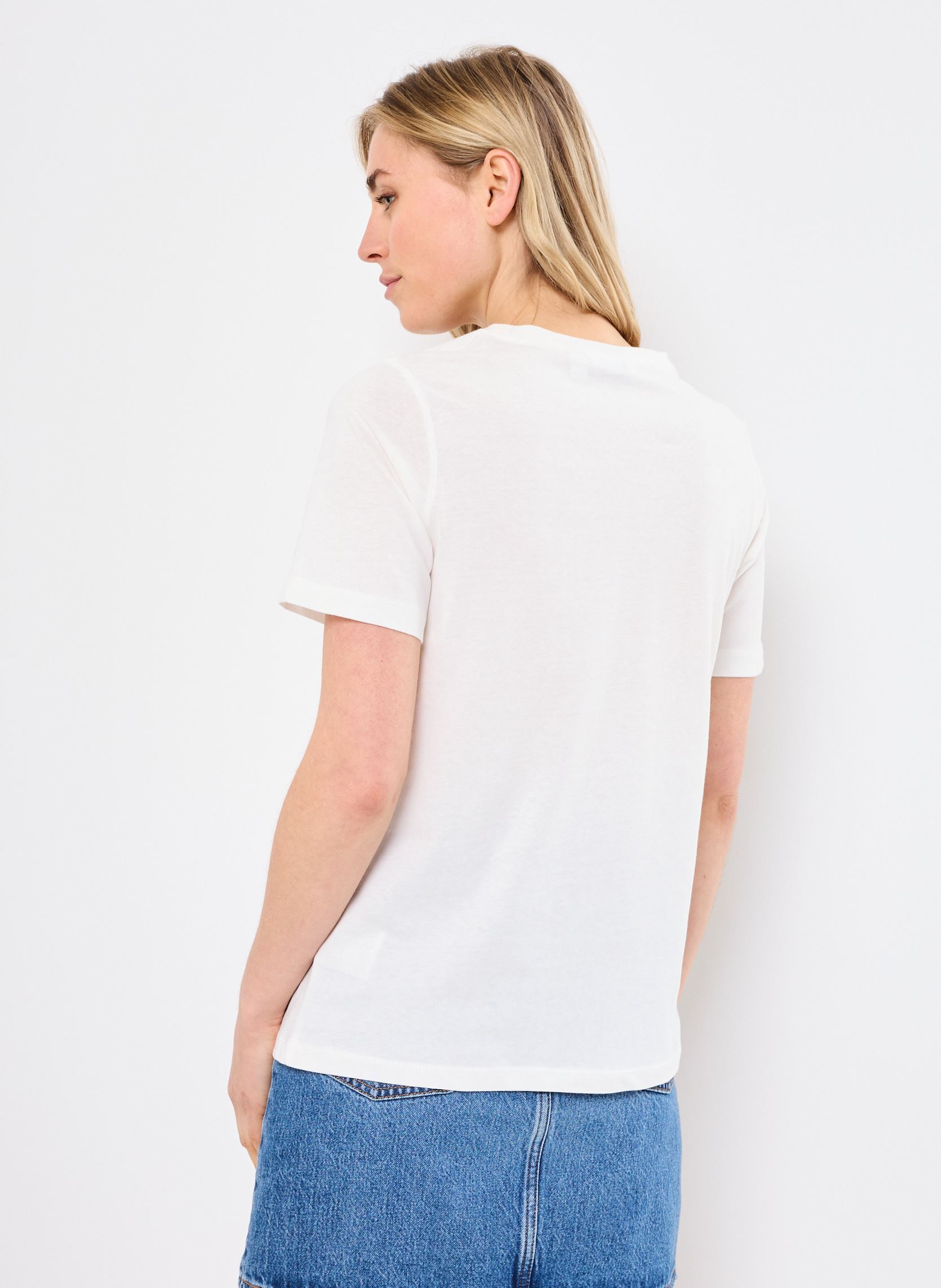 Tee-shirts manches courtes BYSOBBE EMB TSHIRT 2 - femme blanc B-Young Tee-shirts manches courtes BYSOBBE EMB TSHIRT 2 - femme blanc MARSHMALLOW
