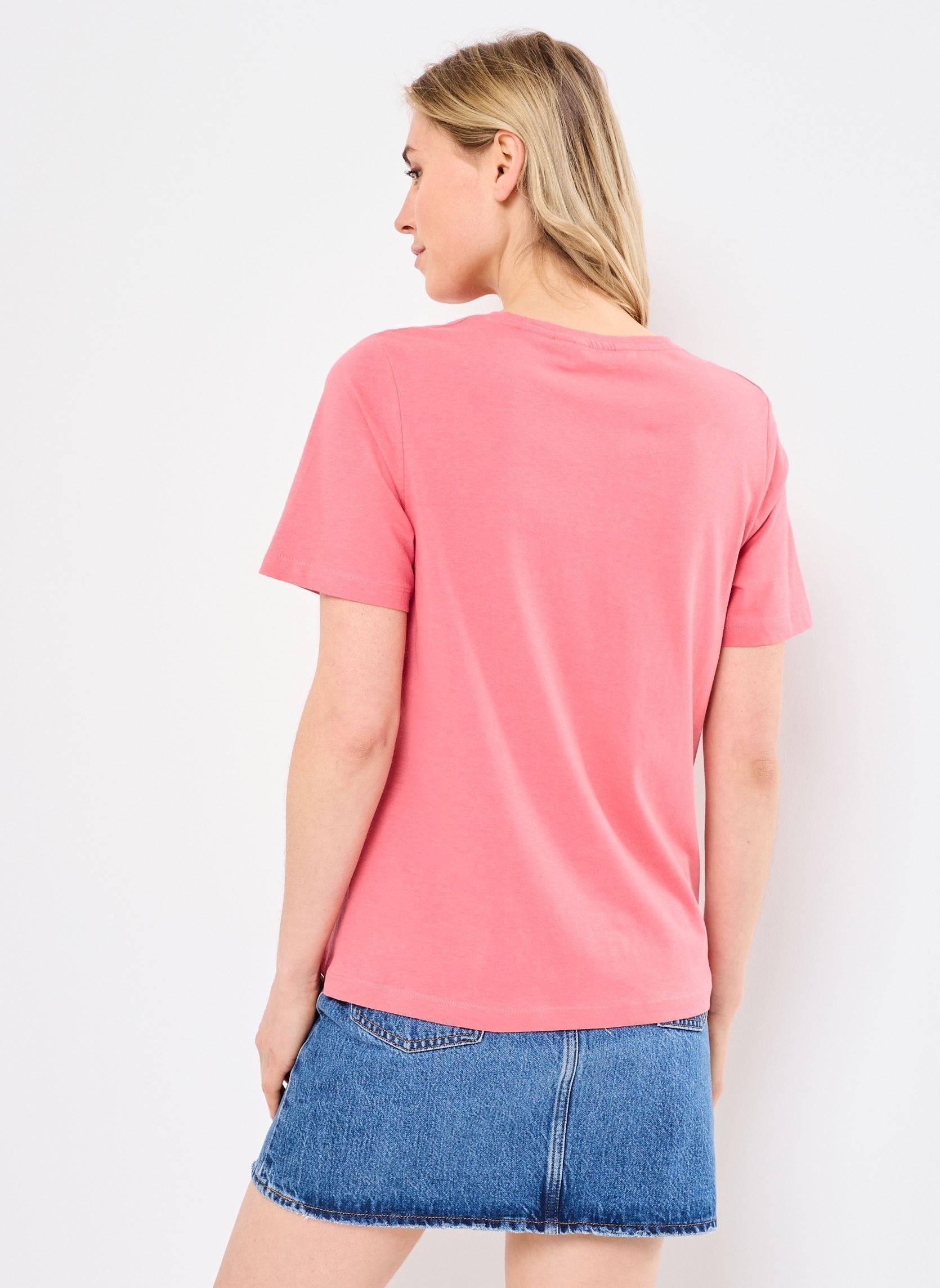 T-shirt a maniche corte BYSOBBE EMB TSHIRT 2 - donna rosa B-Young T-shirt a maniche corte BYSOBBE EMB TSHIRT 2 - donna rosa DESERT ROSE