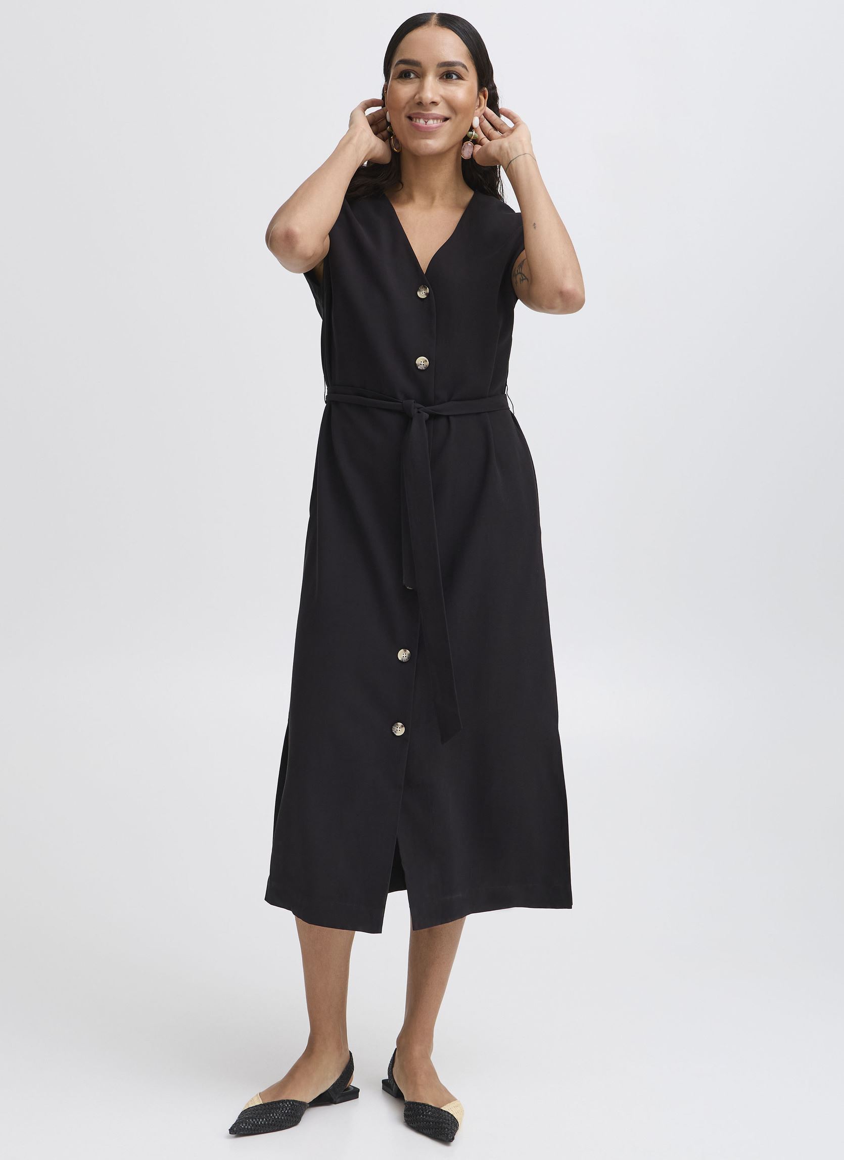 Robes longues BYDALANO DRESS - femme noir B-Young Robes longues BYDALANO DRESS - femme noir BLACK
