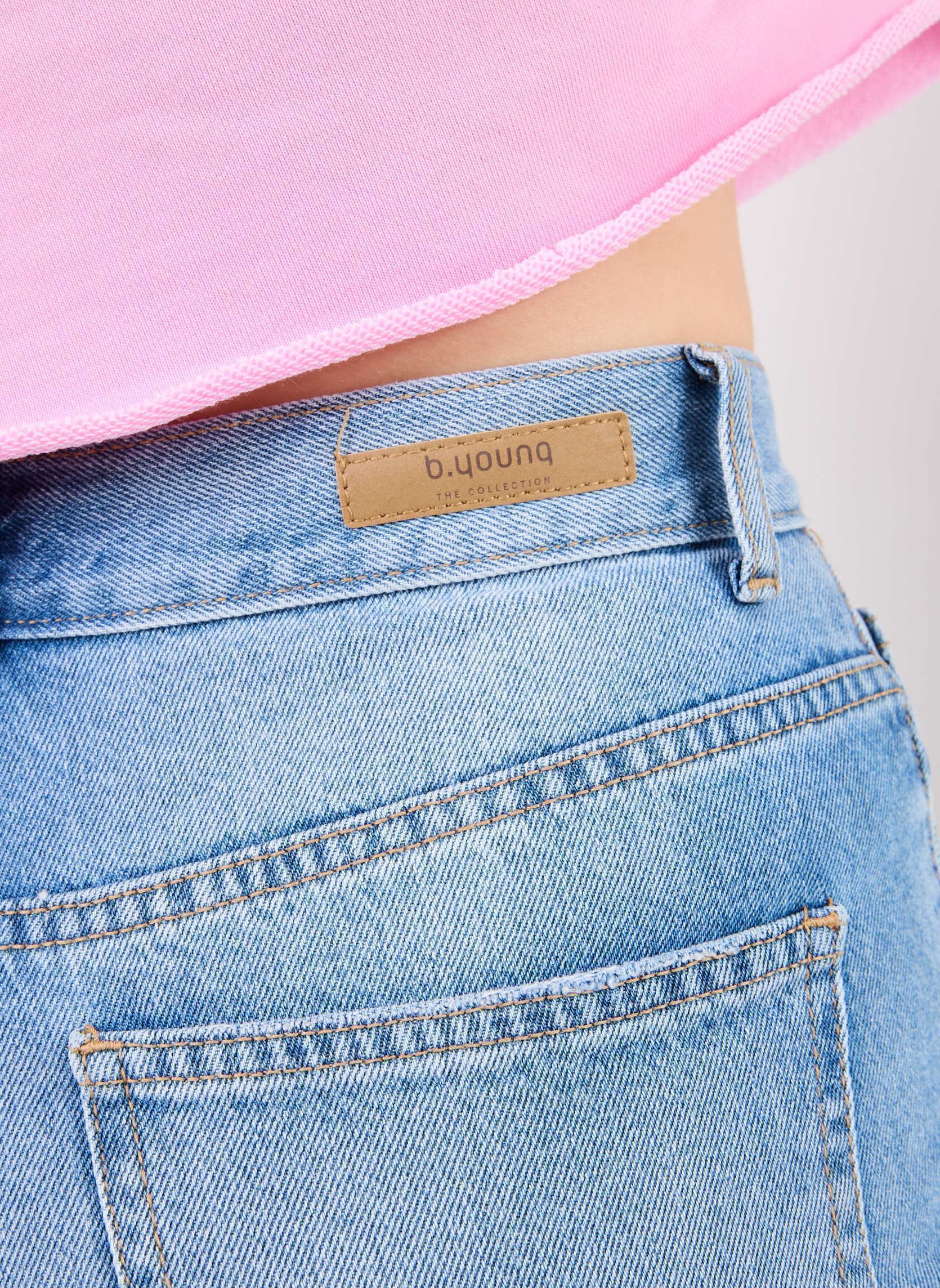 Bermudas BYLUNANA SHORTS - femme bleu B-Young Bermudas BYLUNANA SHORTS - femme bleu Ligth Blue Denim