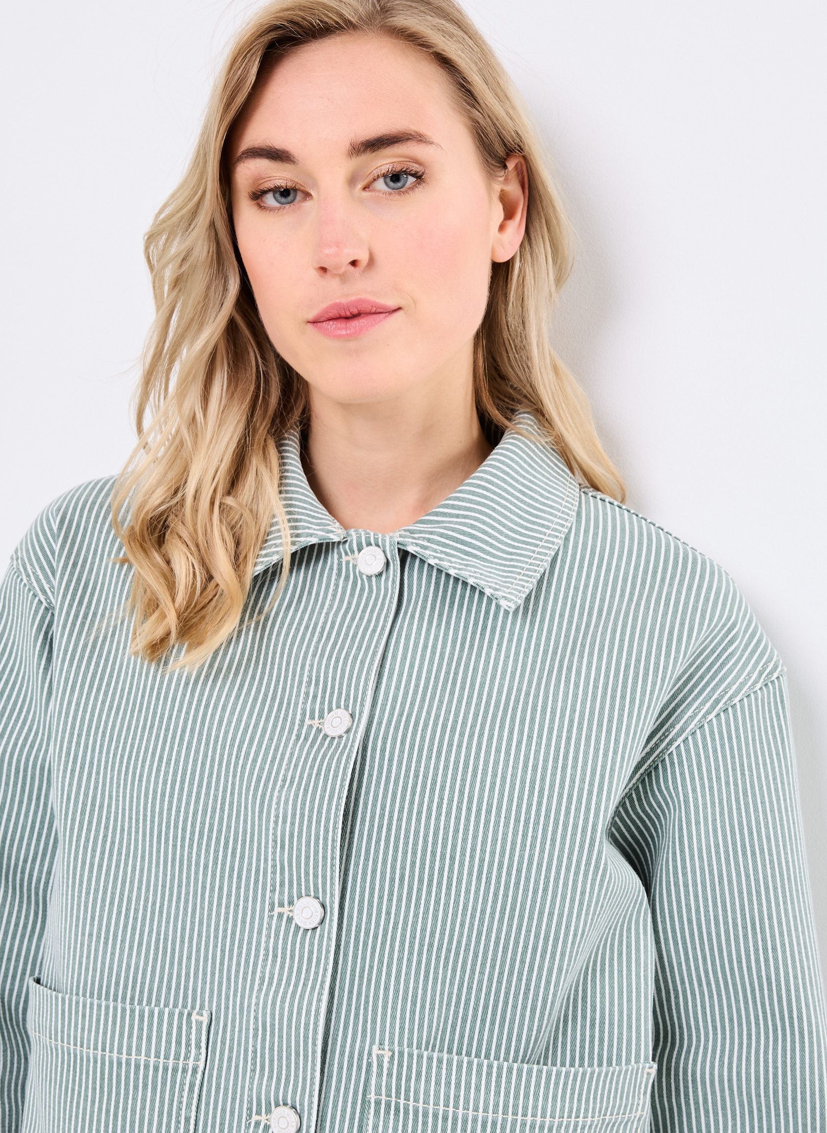 Jacken BYKASIO JACKET 2 - damen grün B-Young Jacken BYKASIO JACKET 2 - damen grün Sea Spray Mix