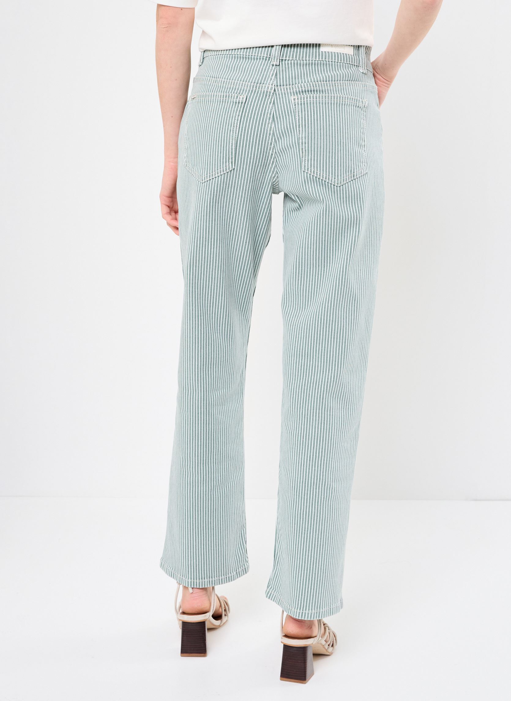 Weite Jeans BYKASIO JEANS 3 - damen grün B-Young Weite Jeans BYKASIO JEANS 3 - damen grün Sea Spray Mix
