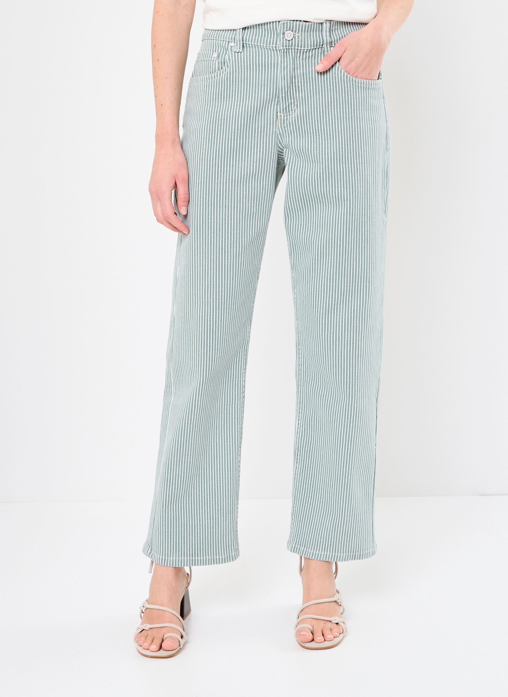 Weite Jeans BYKASIO JEANS 3 - damen grün B-Young Weite Jeans BYKASIO JEANS 3 - damen grün Sea Spray Mix
