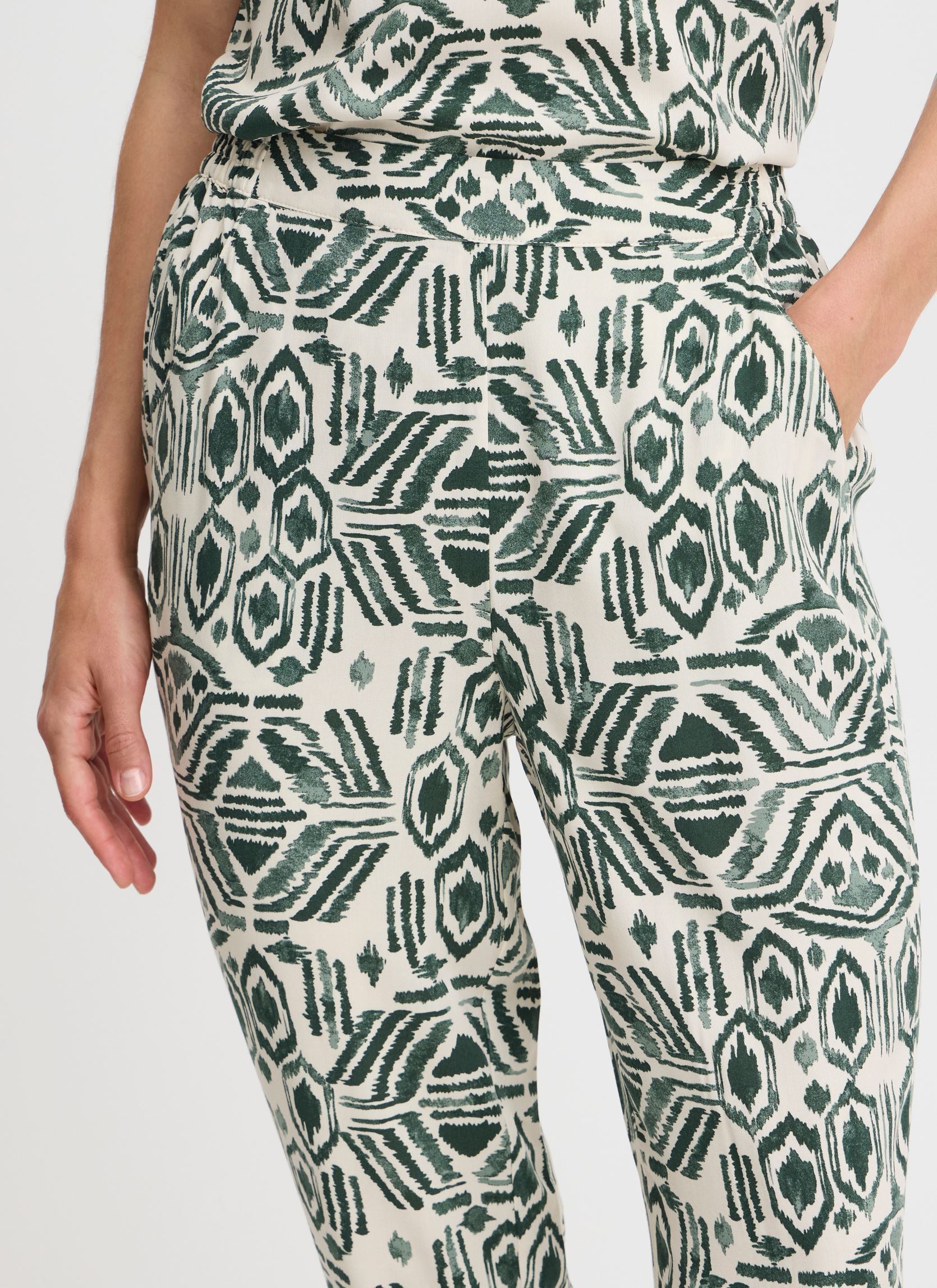 Pantalons droit BYMMJOELLA PANTS 5 - femme multicolore B-Young Pantalons droit BYMMJOELLA PANTS 5 - femme multicolore Ethnic Sea Spray