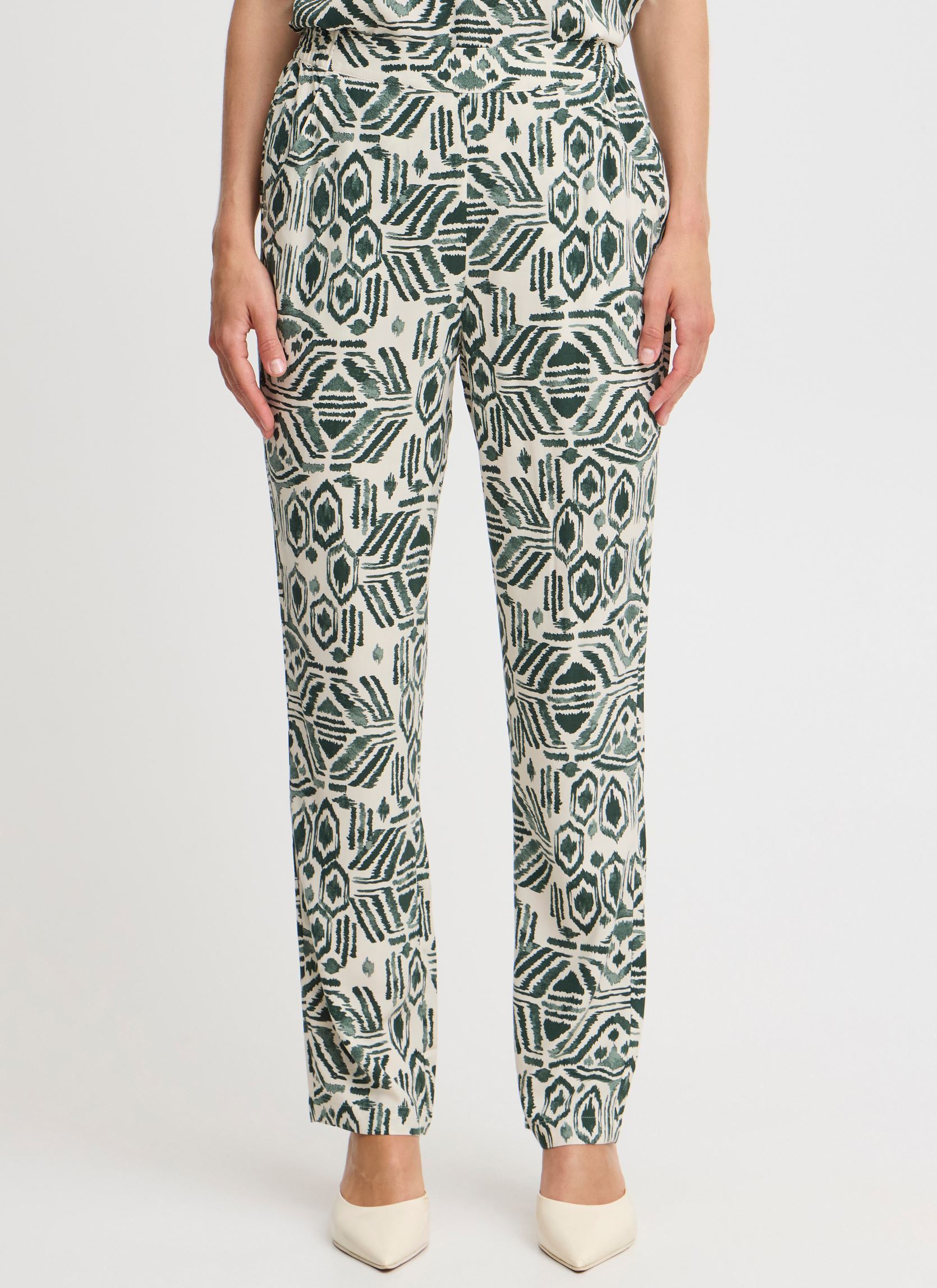 Pantalons droit BYMMJOELLA PANTS 5 - femme multicolore B-Young Pantalons droit BYMMJOELLA PANTS 5 - femme multicolore Ethnic Sea Spray