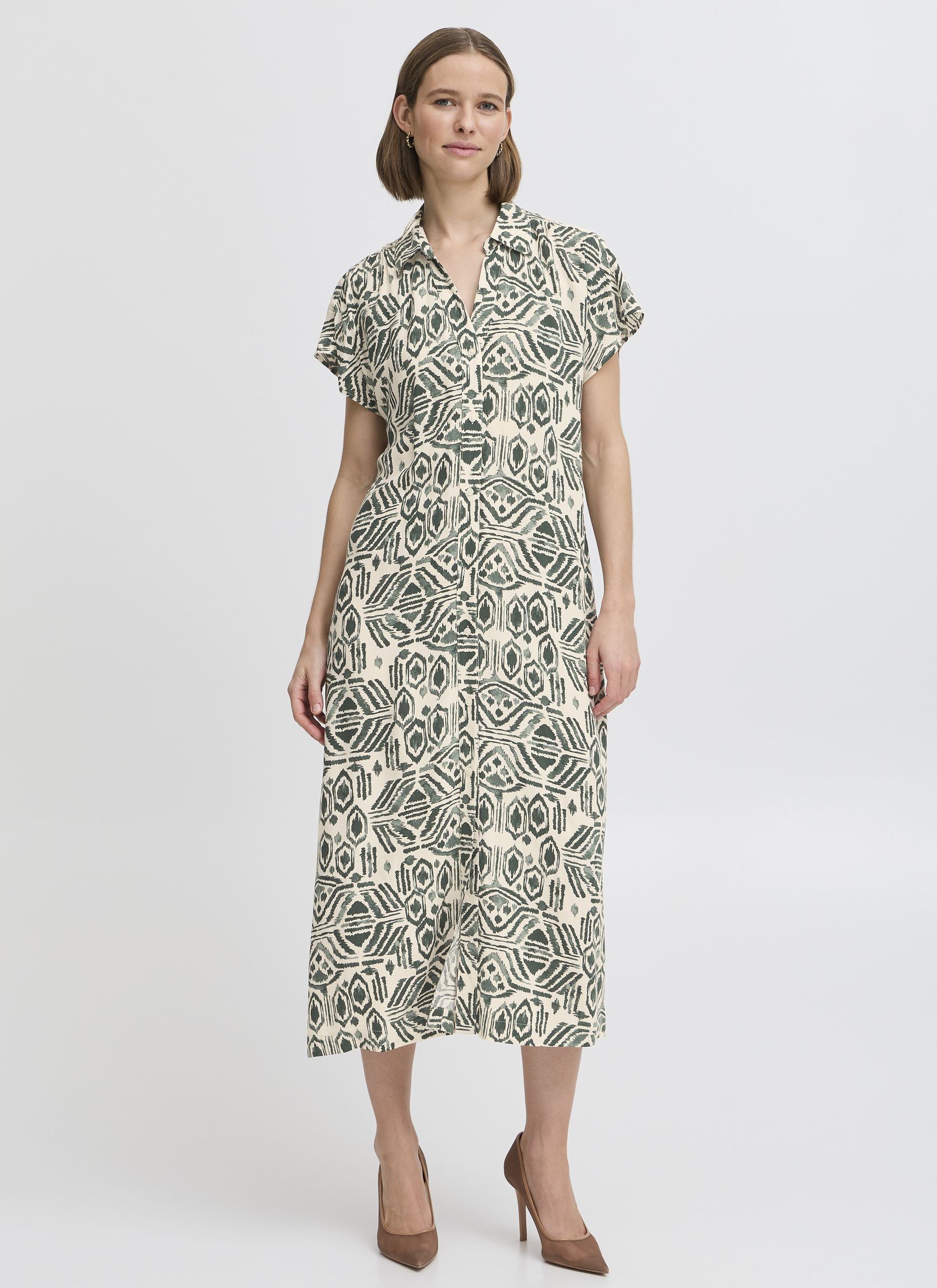 Robes longues BYMMJOELLA SHIRT DRESS 5 - femme multicolore B-Young Robes longues BYMMJOELLA SHIRT DRESS 5 - femme multicolore Ethnic Sea Spray