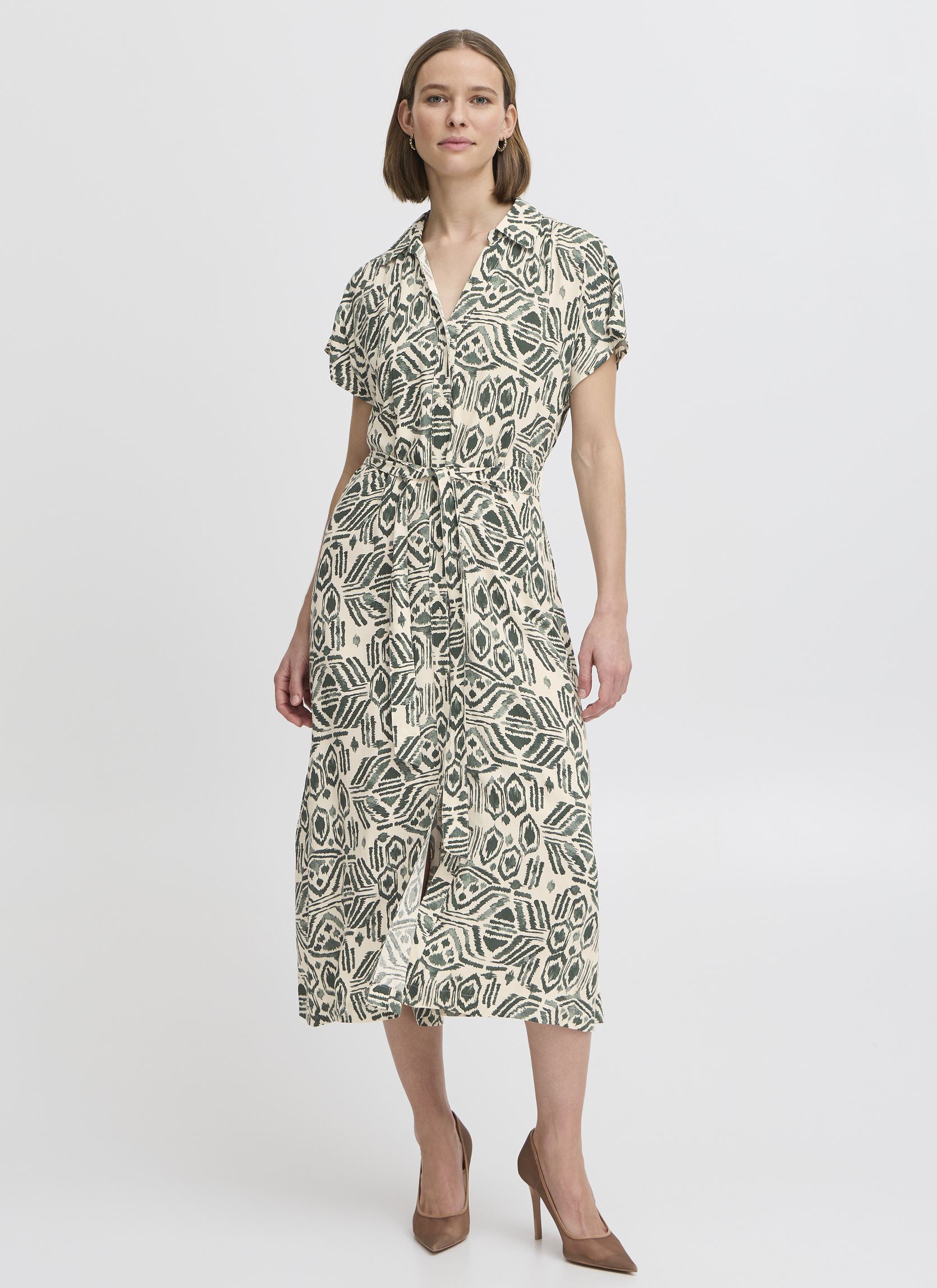 Robes longues BYMMJOELLA SHIRT DRESS 5 - femme multicolore B-Young Robes longues BYMMJOELLA SHIRT DRESS 5 - femme multicolore Ethnic Sea Spray