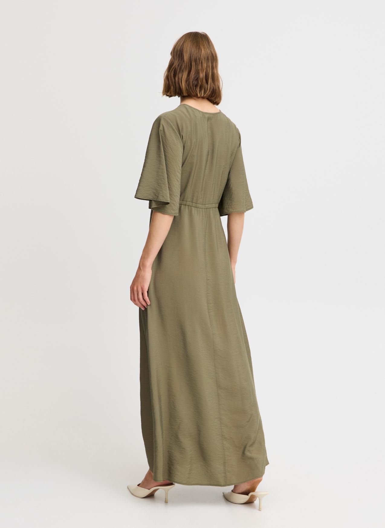 Robes longues BYMMHAILEY VNECK MAXI DRESS - femme vert B-Young Robes longues BYMMHAILEY VNECK MAXI DRESS - femme vert Kalamata