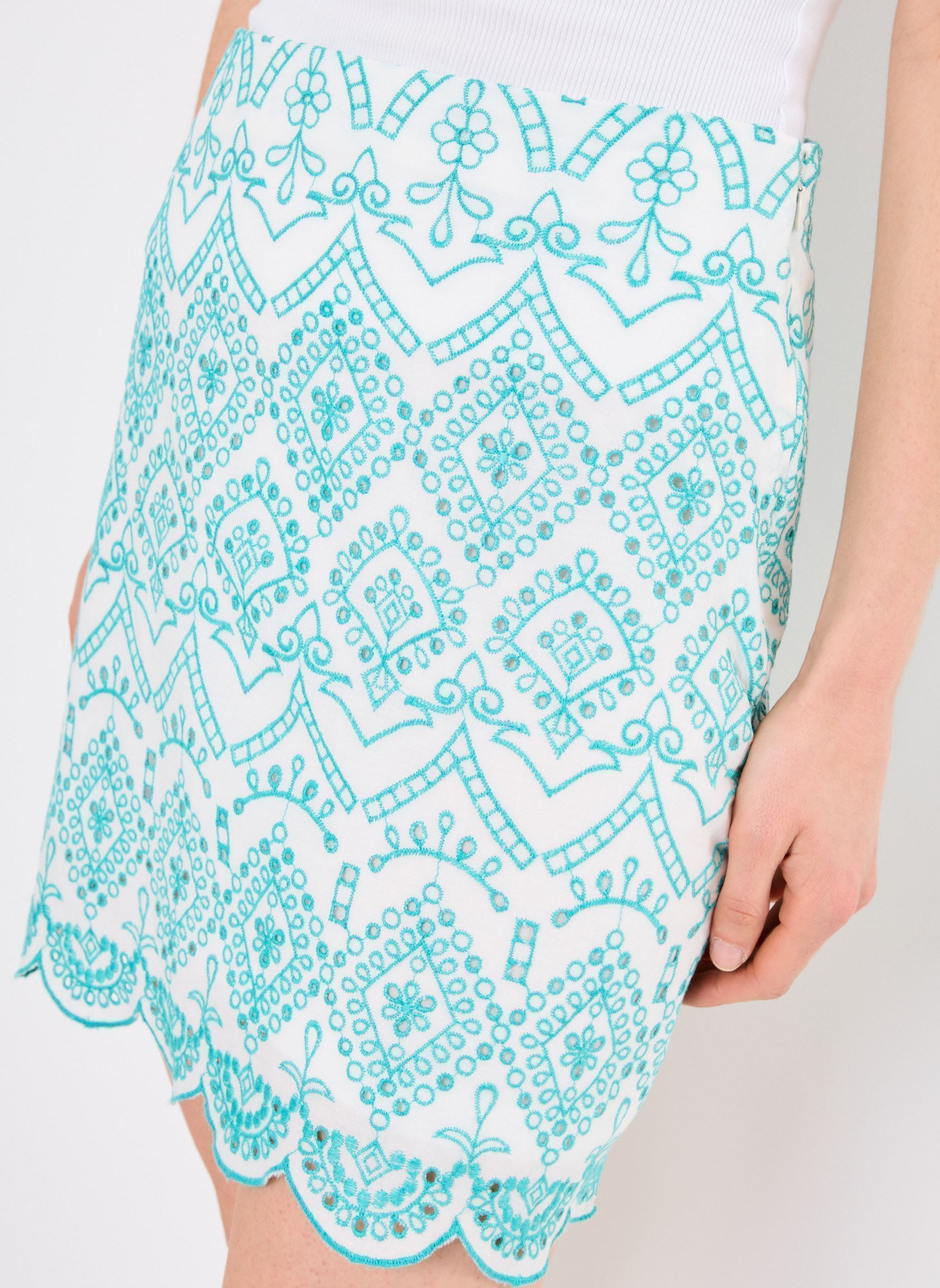 Kurze Röcke BYHAVANO SKIRT - damen weiß B-Young Kurze Röcke BYHAVANO SKIRT - damen weiß Marshmallow Mix
