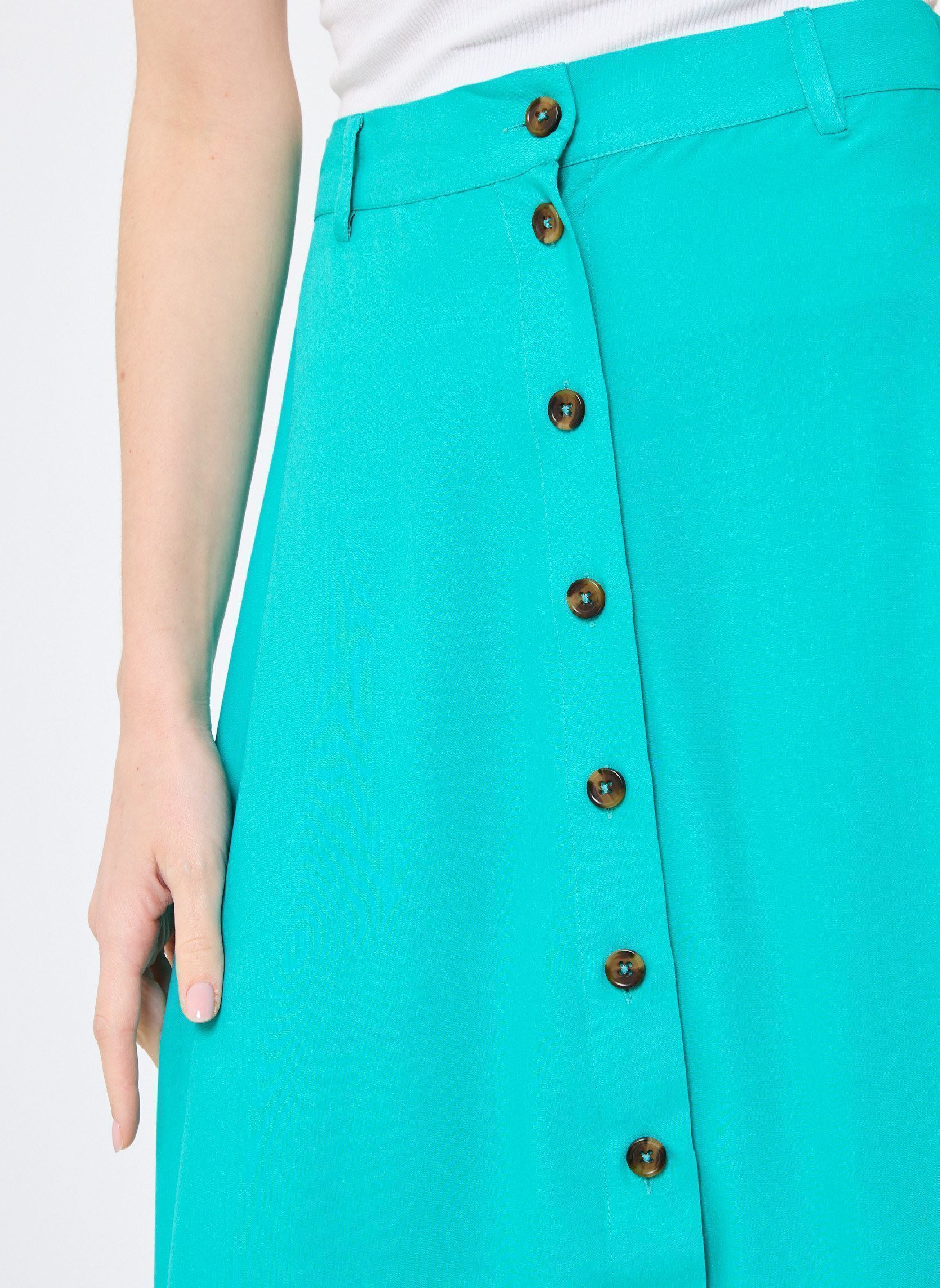 Jupes longues BYGIRA SKIRT - femme bleu B-Young Jupes longues BYGIRA SKIRT - femme bleu Spectra Green