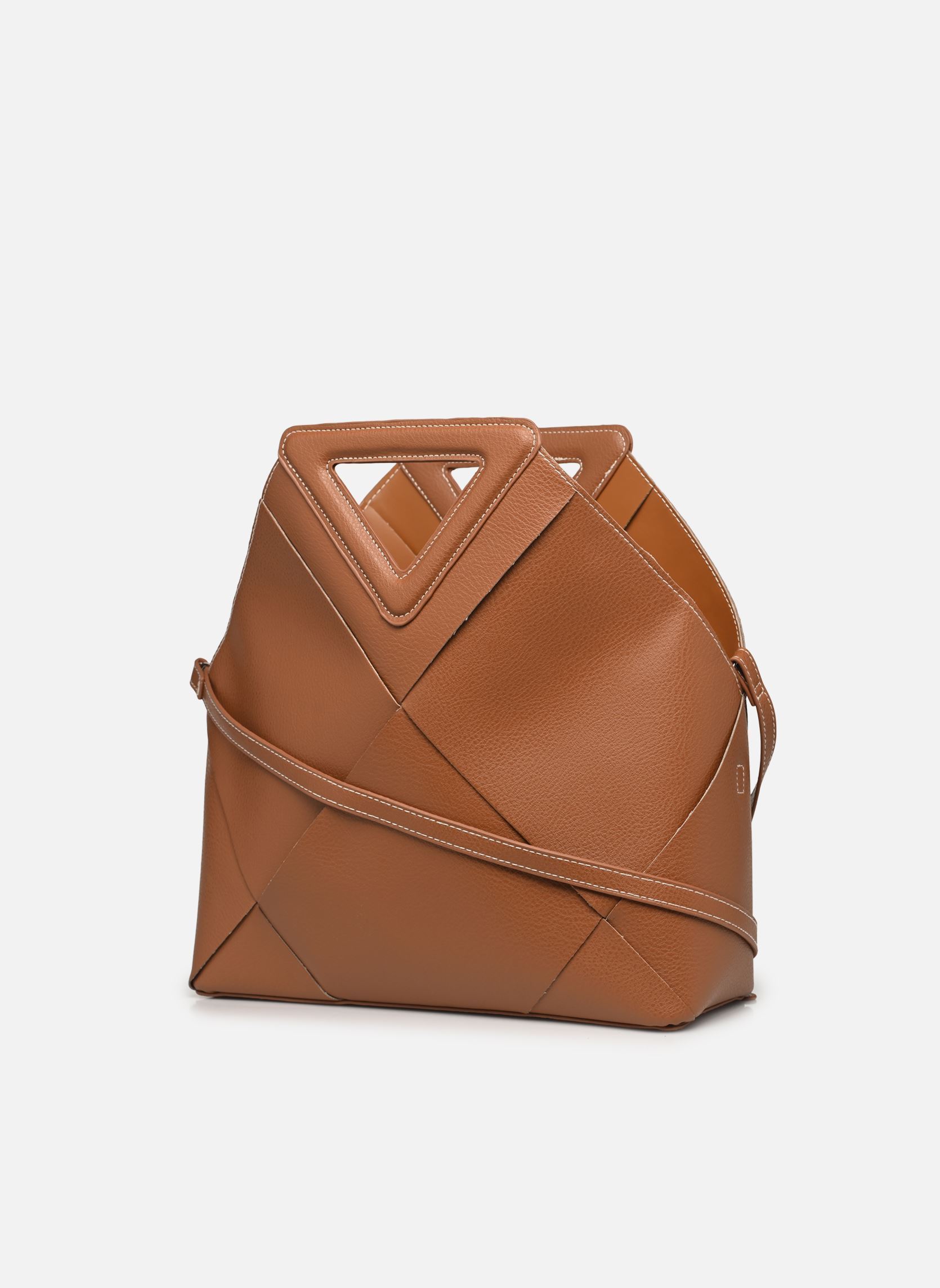 Sacs bandoulière IASIMONA BA femme marron Ichi Sacs bandoulière IASIMONA BA femme marron COGNAC