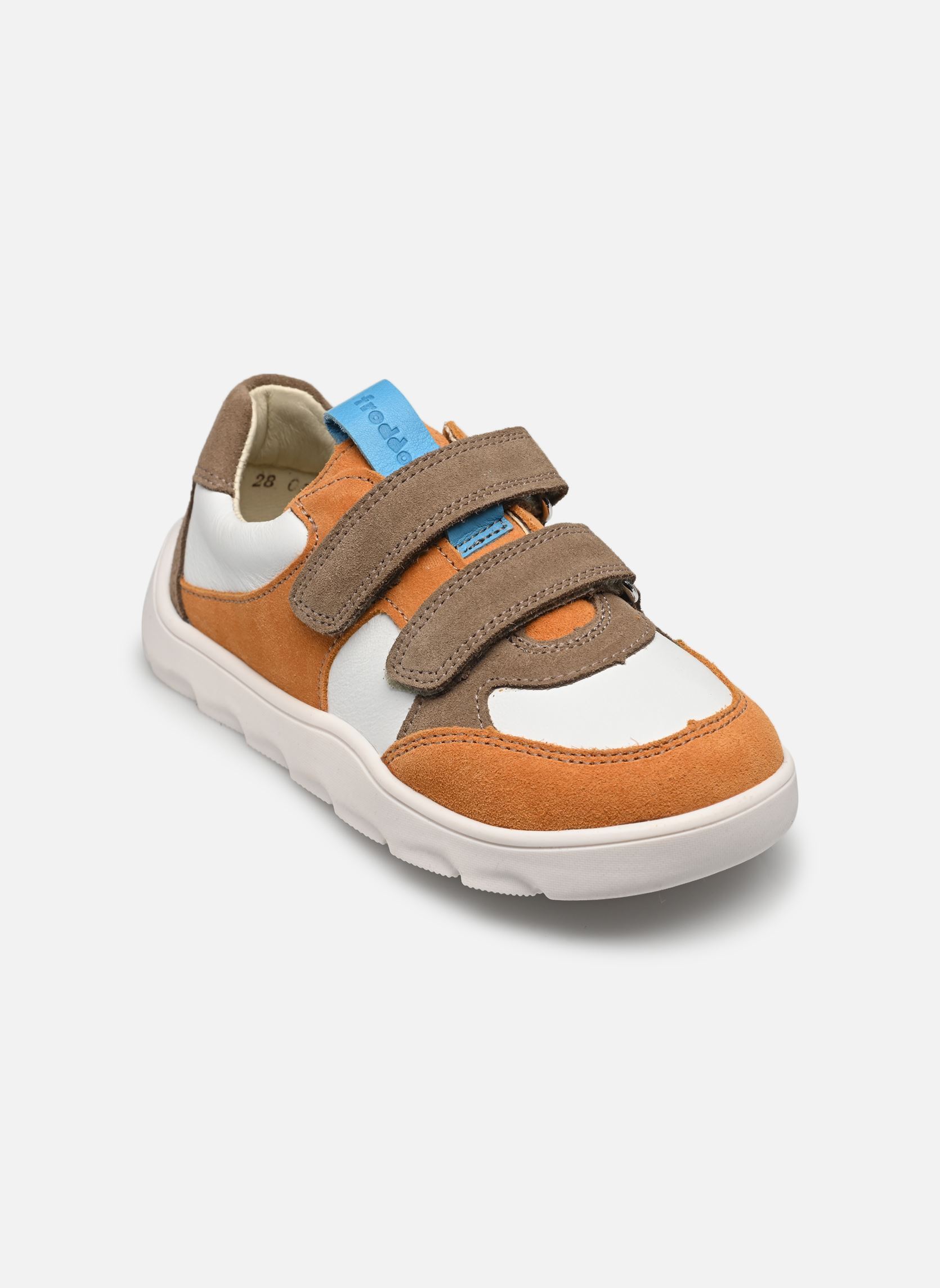 Baskets ZERU SPRING BAREFOOT garçon multicolore Froddo Baskets ZERU SPRING BAREFOOT garçon multicolore WHITE/ORANGE