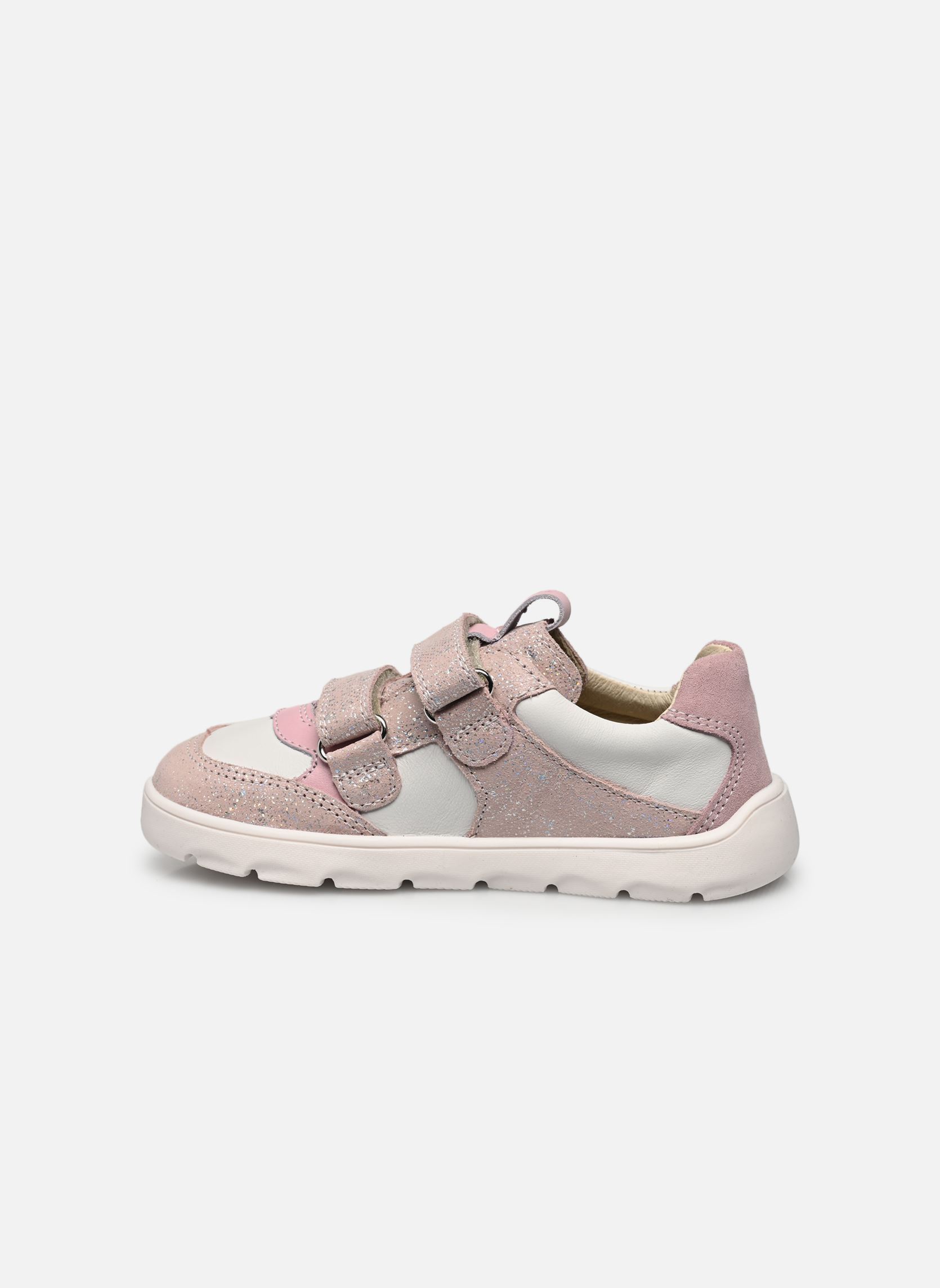 Sneaker ZERU SPRING BAREFOOT mädchen silber Froddo Sneaker ZERU SPRING BAREFOOT mädchen silber White/pink