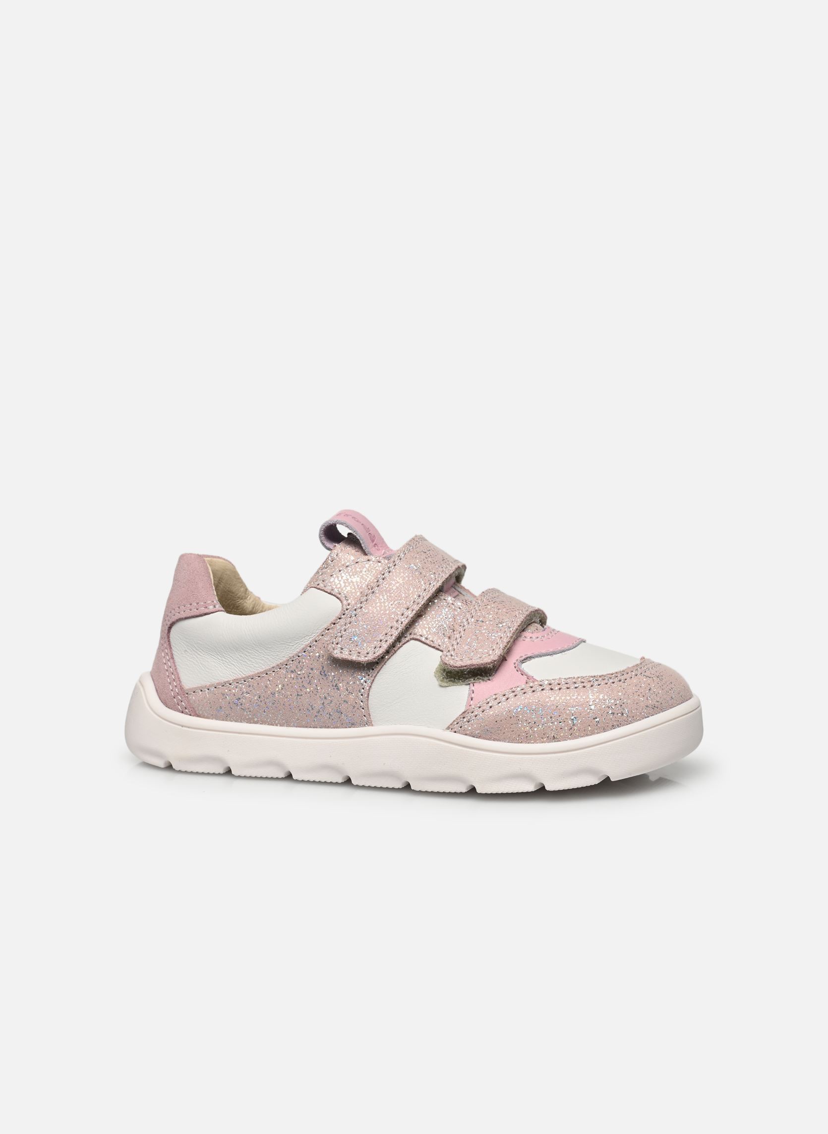 Sneaker ZERU SPRING BAREFOOT mädchen silber Froddo Sneaker ZERU SPRING BAREFOOT mädchen silber White/pink