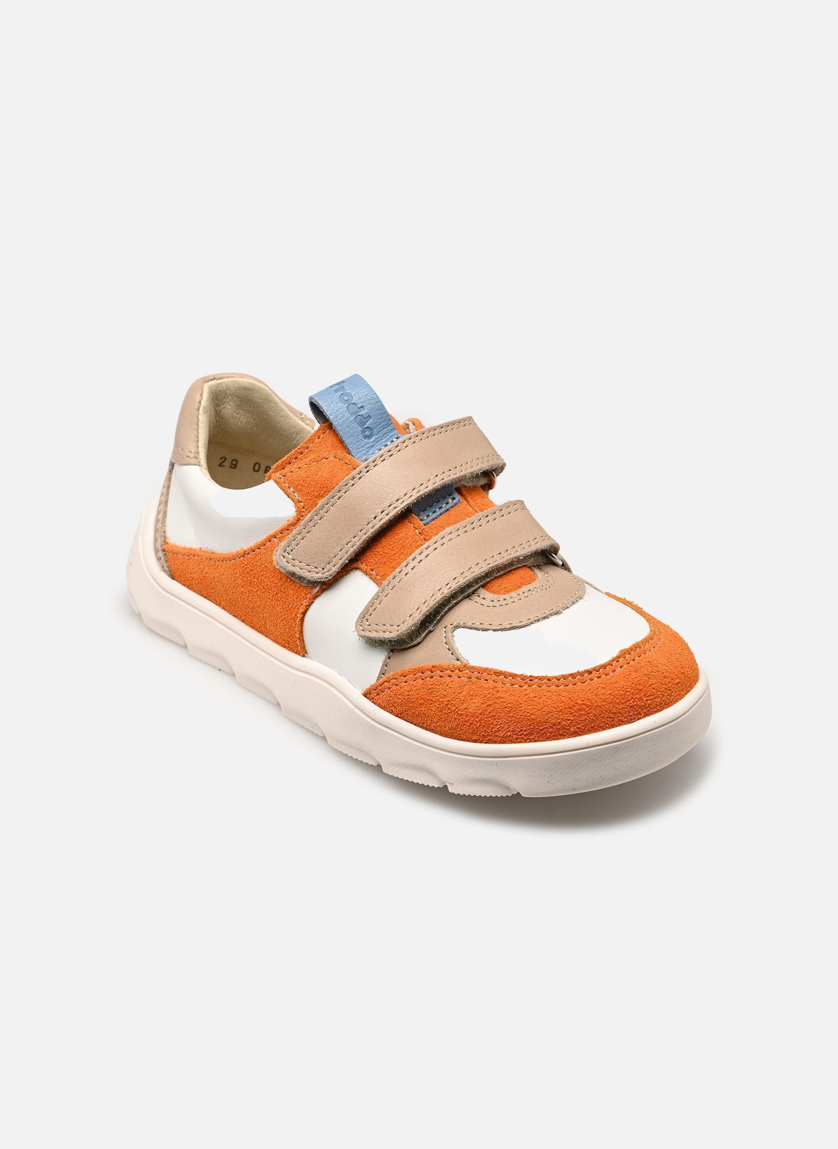 Baskets ZERU SPRING BAREFOOT garçon multicolore Froddo Baskets ZERU SPRING BAREFOOT garçon multicolore White/Orange 2
