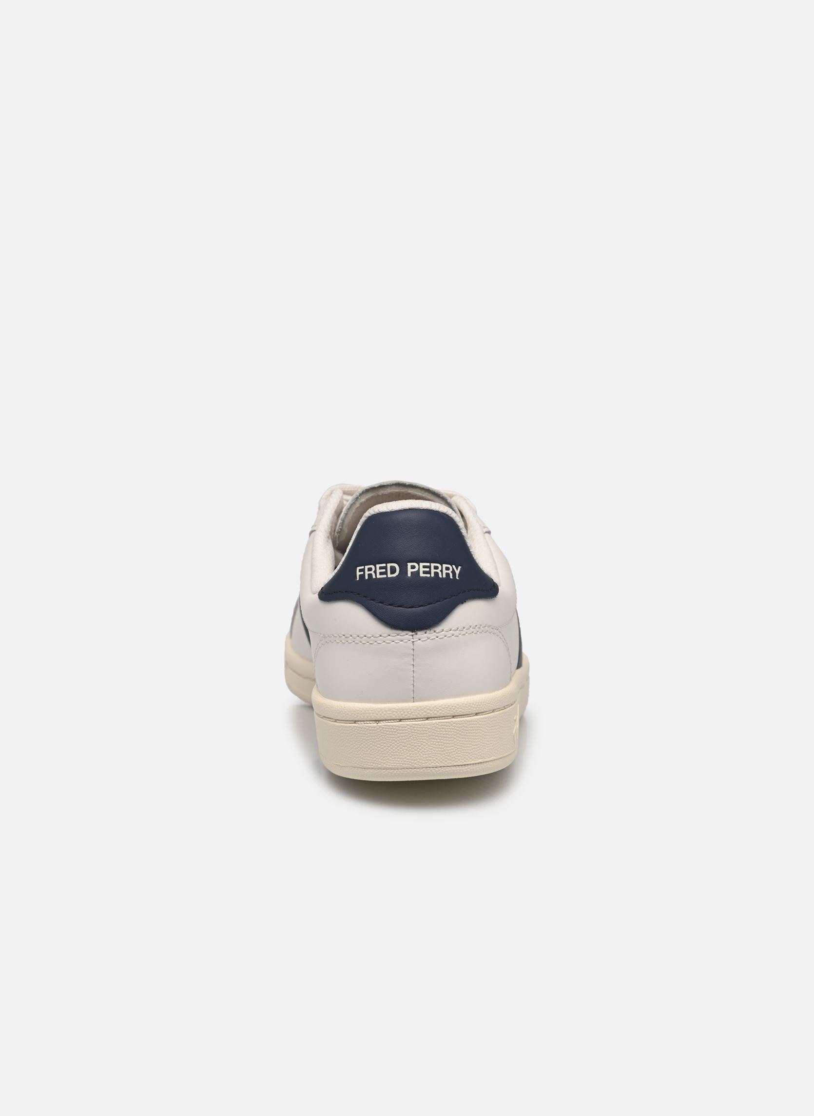 Sneakers B721 Leather Perf/Branded heren wit Fred Perry Sneakers B721 Leather Perf/Branded heren wit Snow white