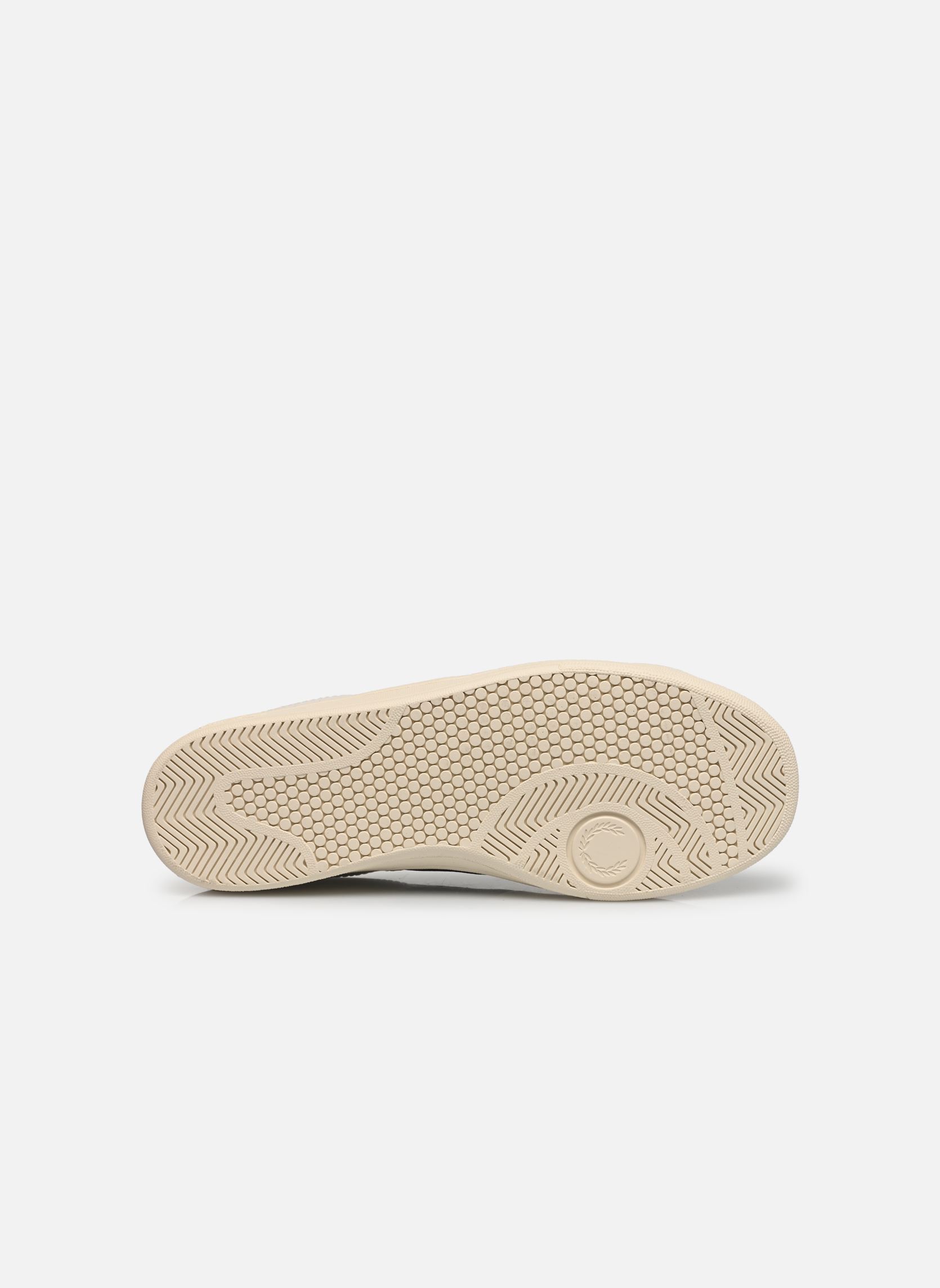 Sneakers B721 Leather Perf/Branded heren wit Fred Perry Sneakers B721 Leather Perf/Branded heren wit Snow white