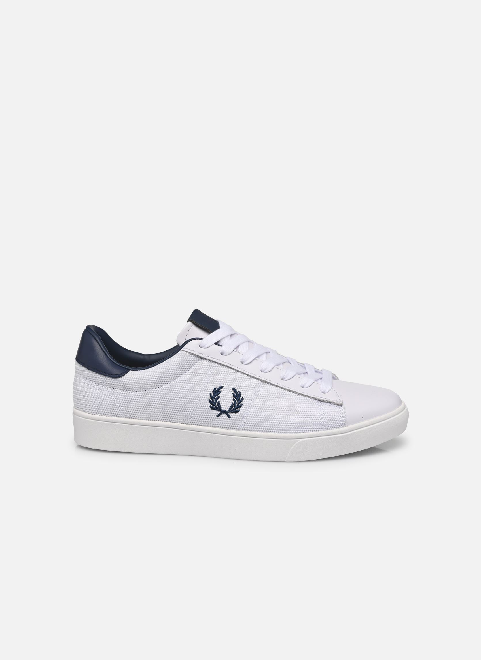 Niedrige Sneaker Spencer Mesh/Leather herren weiß Fred Perry Niedrige Sneaker Spencer Mesh/Leather herren weiß WHITE