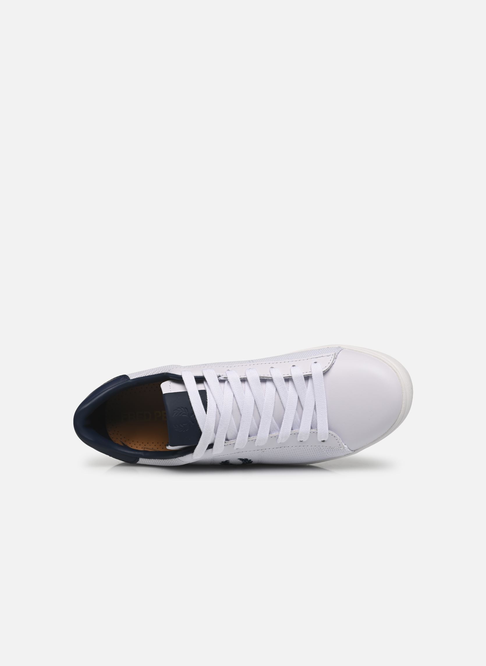 Niedrige Sneaker Spencer Mesh/Leather herren weiß Fred Perry Niedrige Sneaker Spencer Mesh/Leather herren weiß WHITE