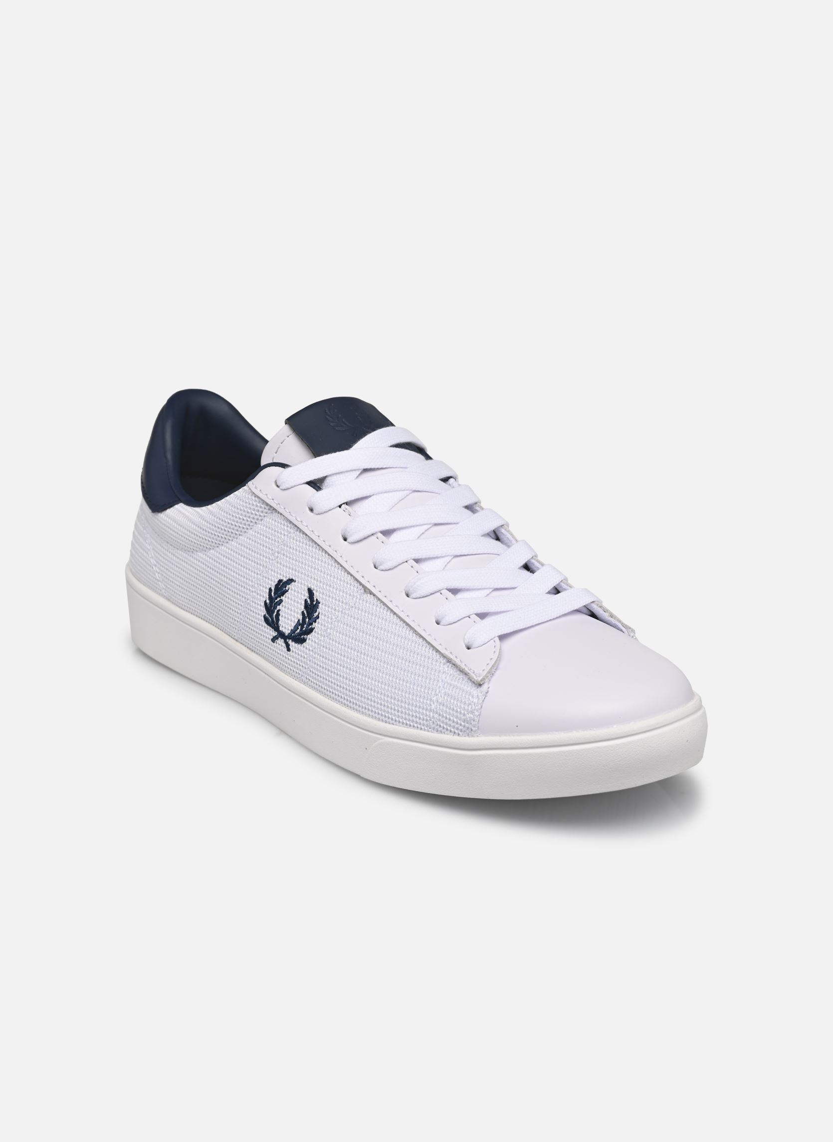 Niedrige Sneaker Spencer Mesh/Leather herren weiß Fred Perry Niedrige Sneaker Spencer Mesh/Leather herren weiß WHITE