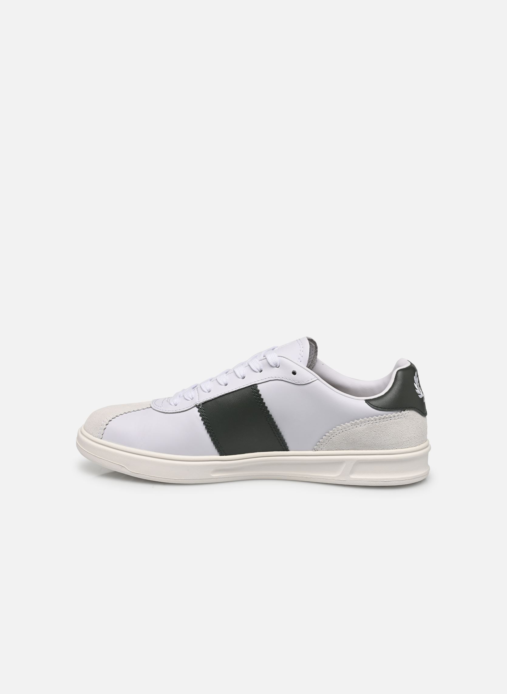 Sneakers B4 Suede/Leather heren wit Fred Perry Sneakers B4 Suede/Leather heren wit White