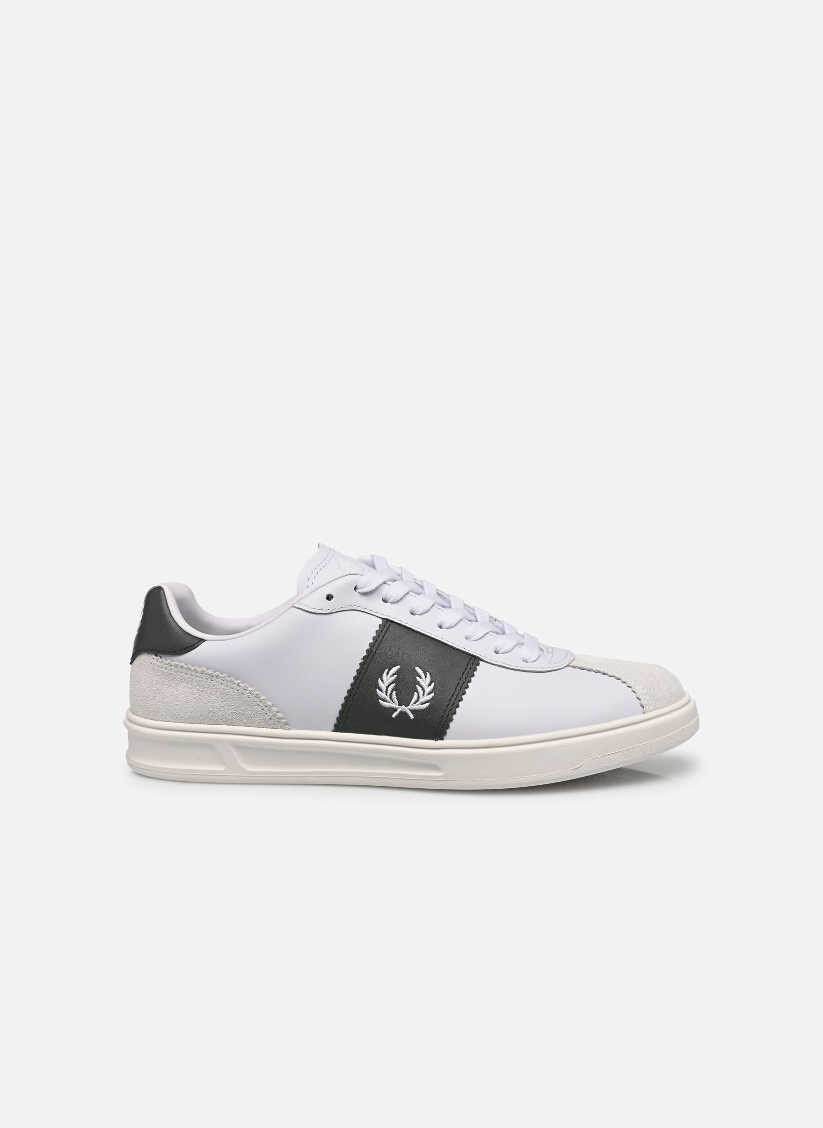 Sneakers B4 Suede/Leather heren wit Fred Perry Sneakers B4 Suede/Leather heren wit White