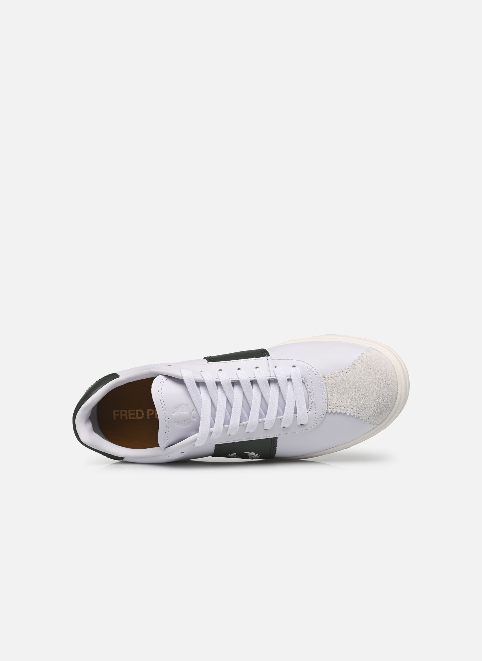 Sneakers B4 Suede/Leather heren wit Fred Perry Sneakers B4 Suede/Leather heren wit White