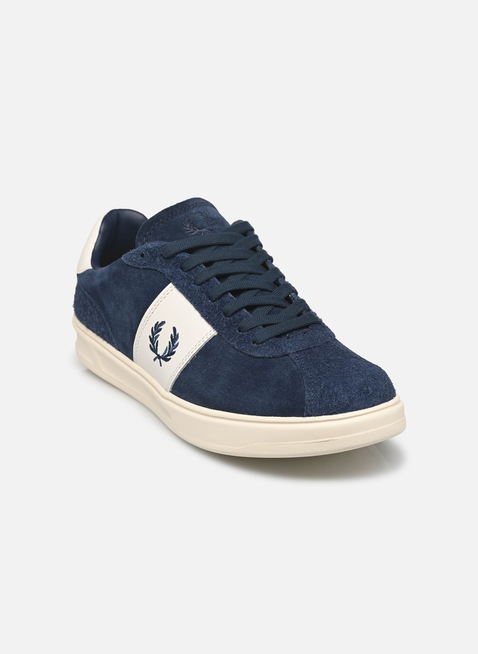 Sneakers B4 Suede/Leather heren blauw Fred Perry Sneakers B4 Suede/Leather heren blauw TENNIS BLUE