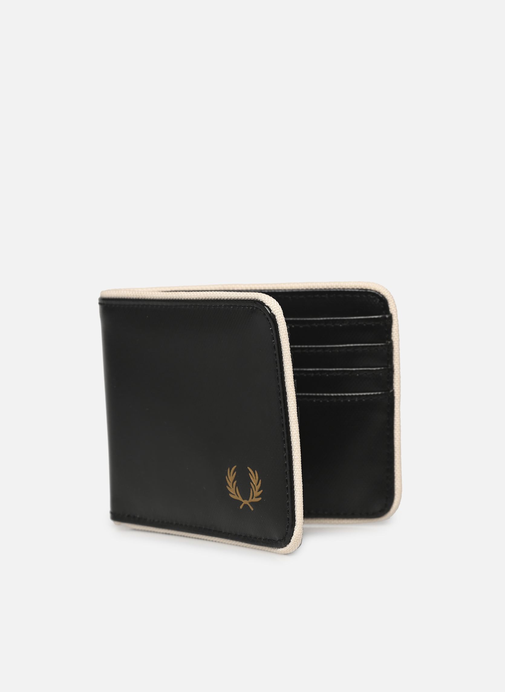 Portafogli Coated Polyester Billfold Wallet uomo nero Fred Perry Portafogli Coated Polyester Billfold Wallet uomo nero BLACK/ECRU